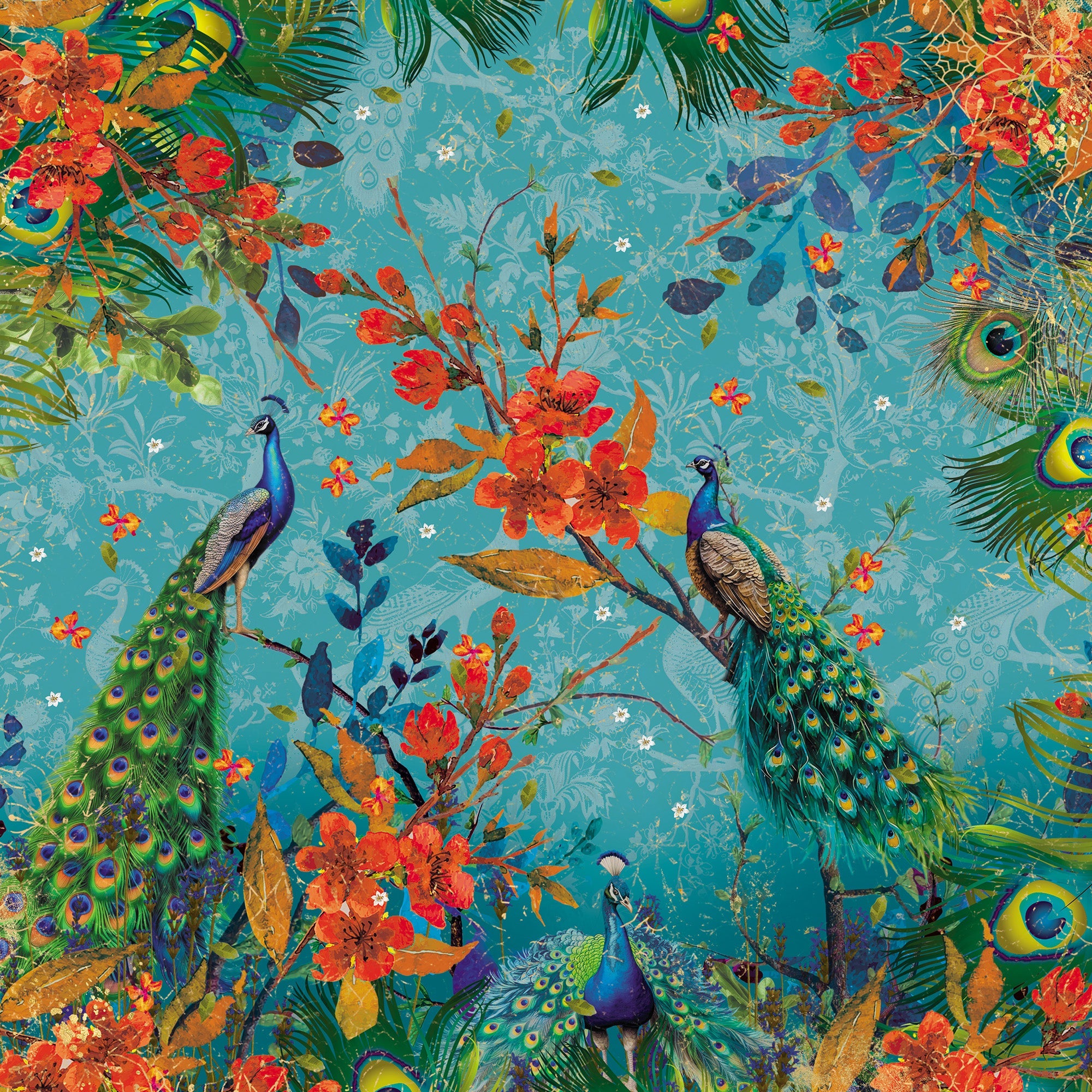 Graceful Plumes Paper Pad 6”x6”