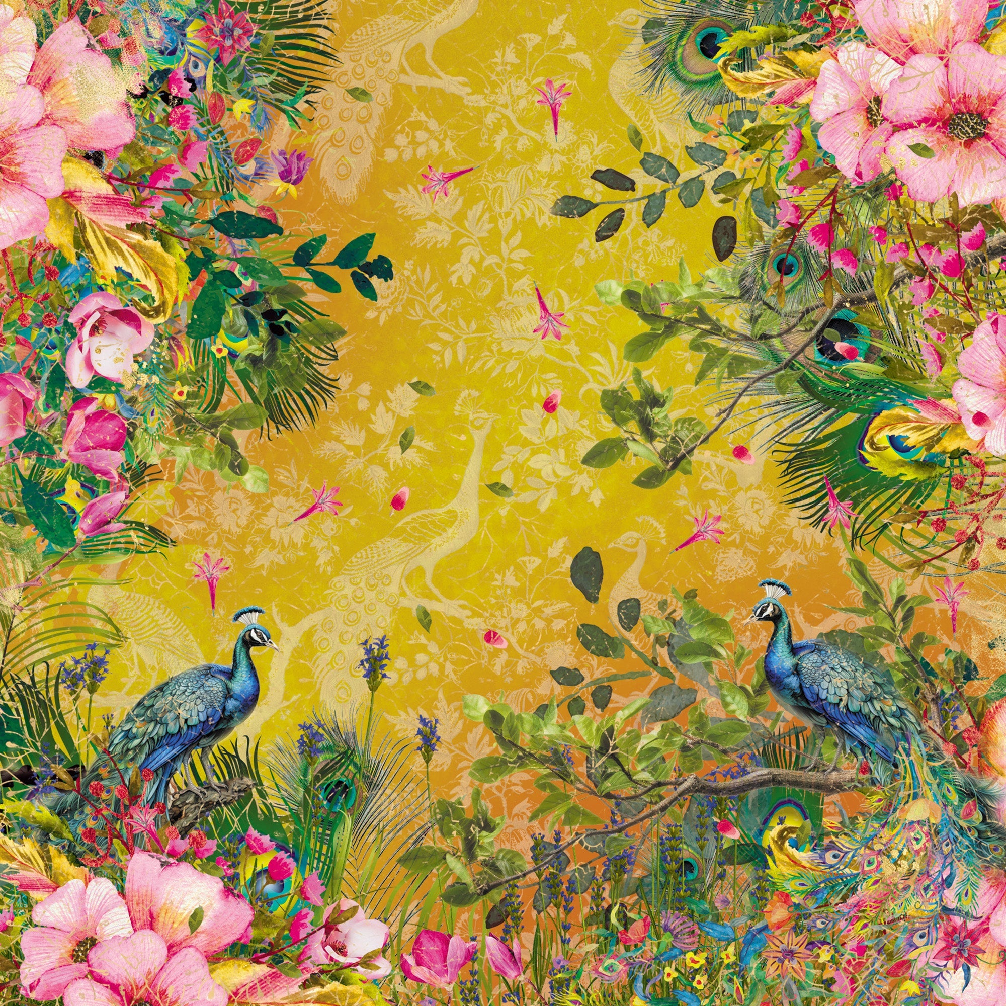 Graceful Plumes Paper Pad 6”x6”