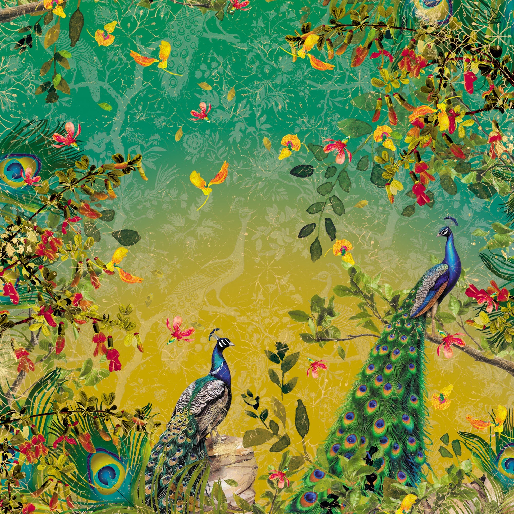 Graceful Plumes Paper Pad 6”x6”