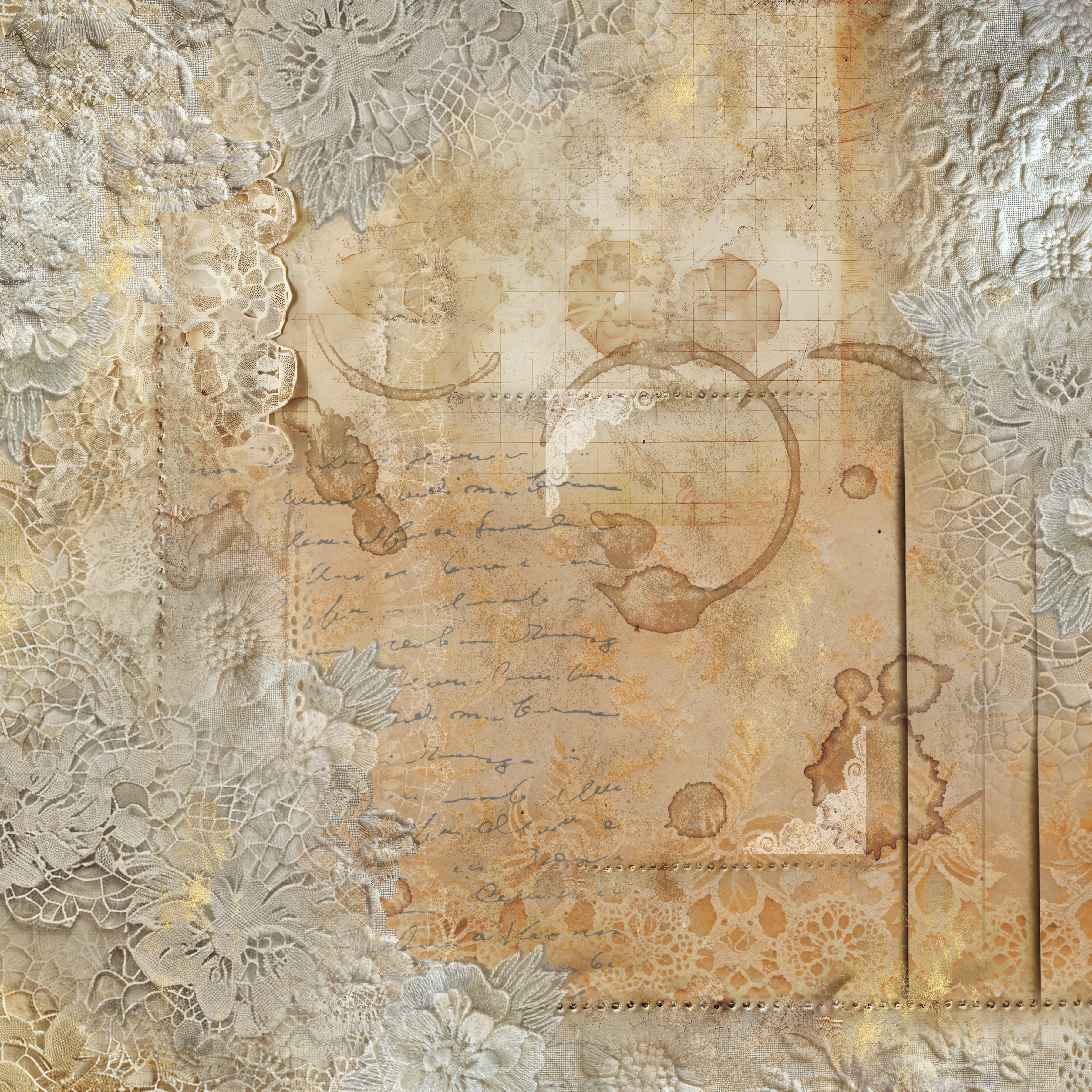 Sara Signature Antique Lace - 6" x 6" Paper Pad