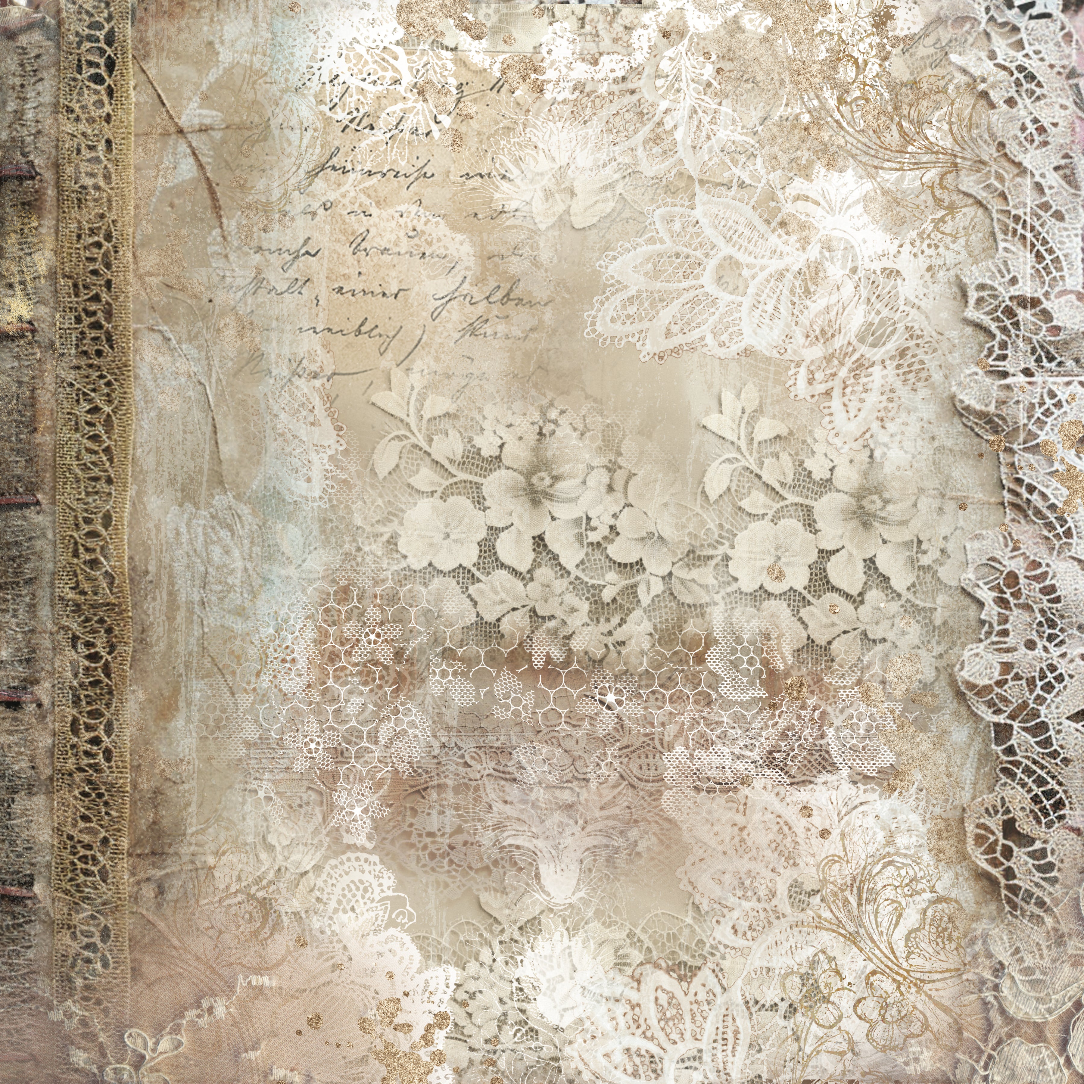 Sara Signature Antique Lace - 6" x 6" Paper Pad