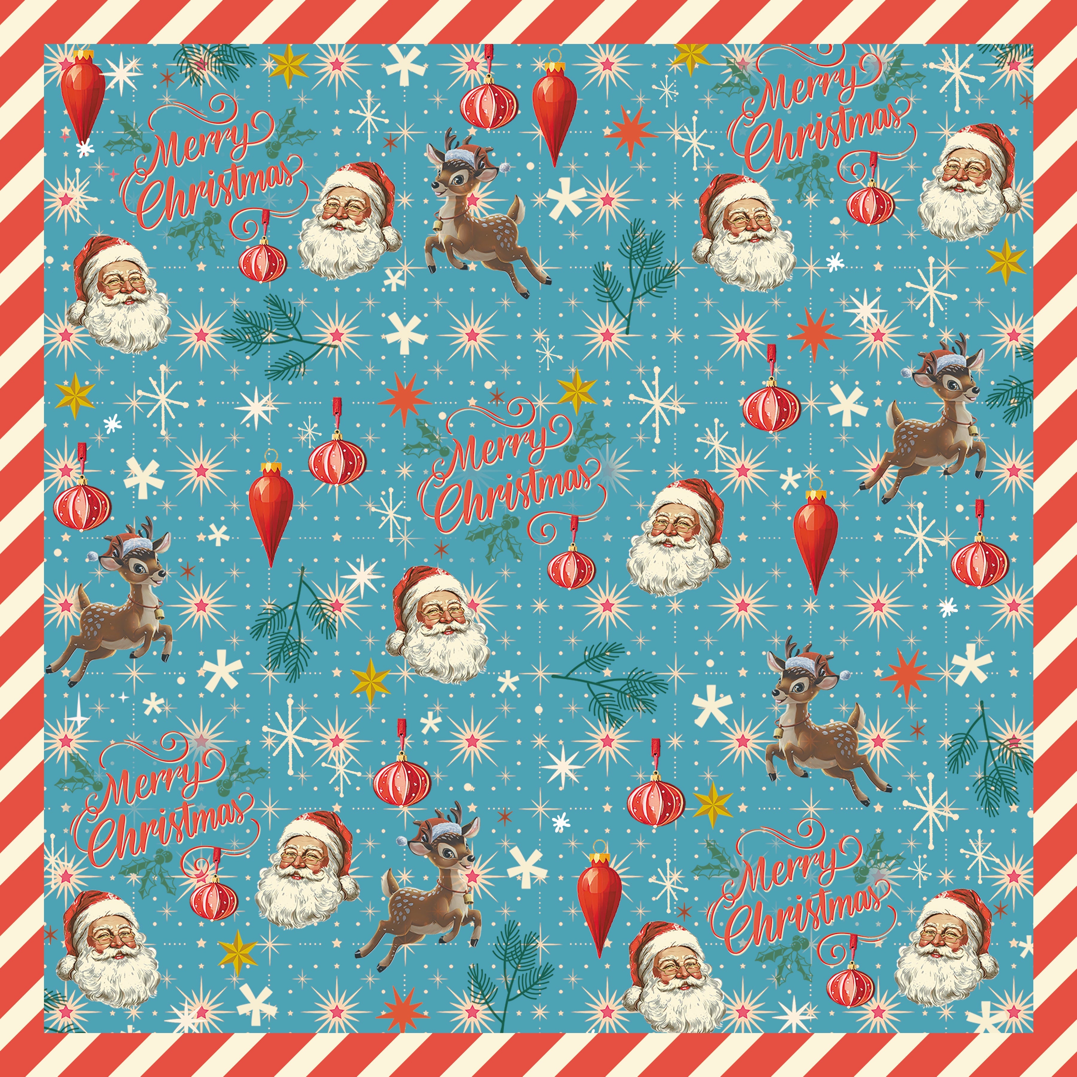 Crafter's Companion Retro Christmas Collection 6" x 6' Pad
