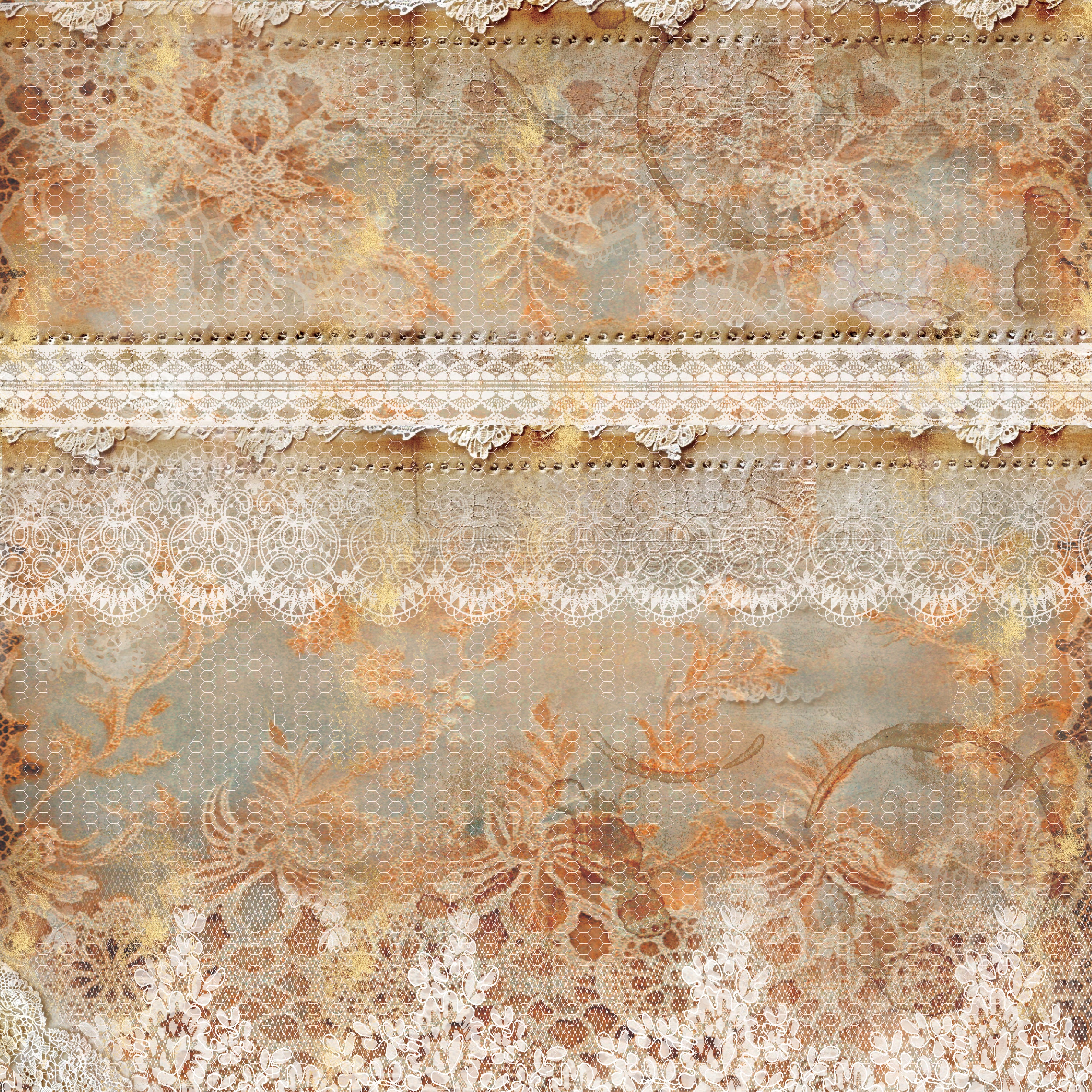 Sara Signature Antique Lace - 12" x 12" Paper Pad