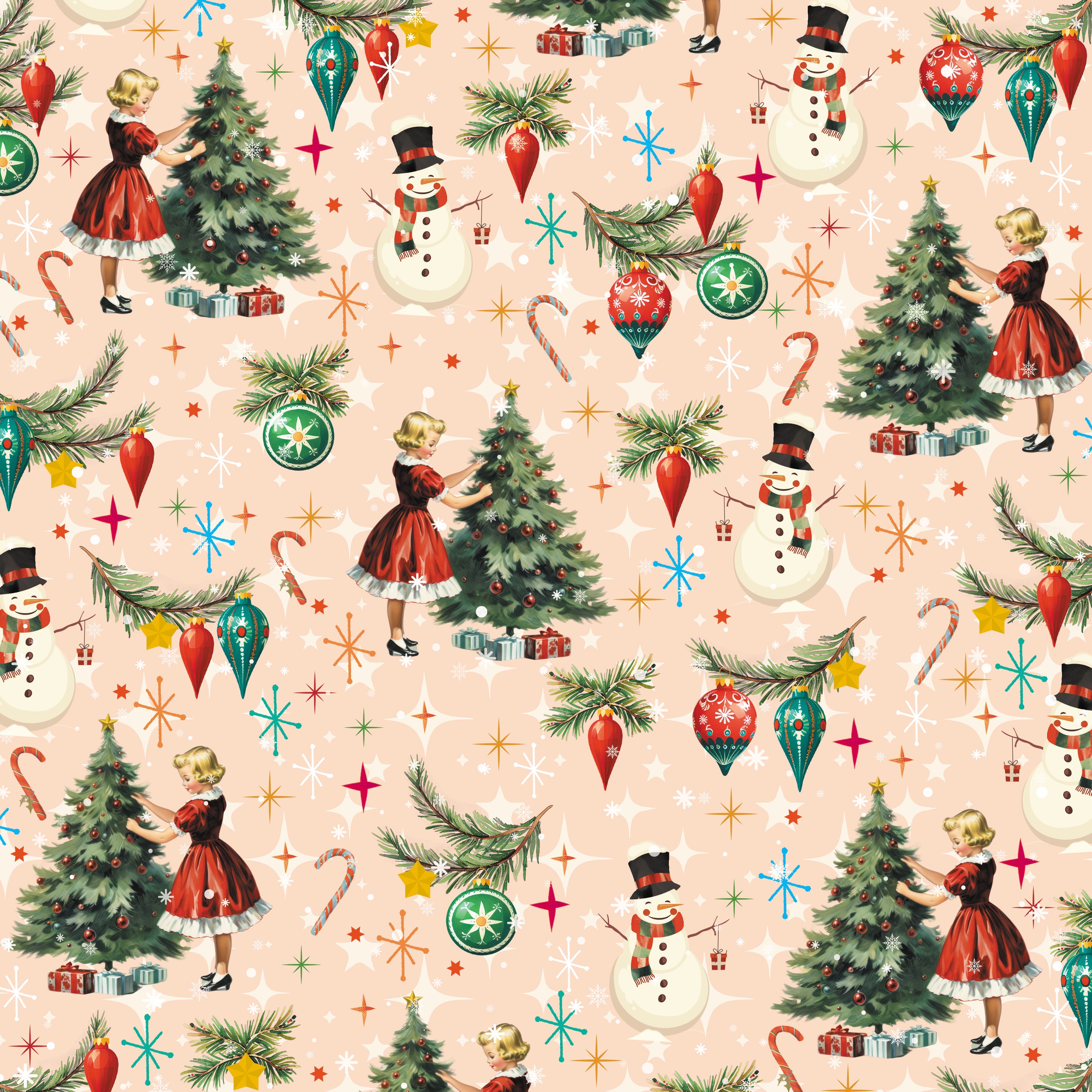 Crafter's Companion Retro Christmas Collection 6" x 6' Pad