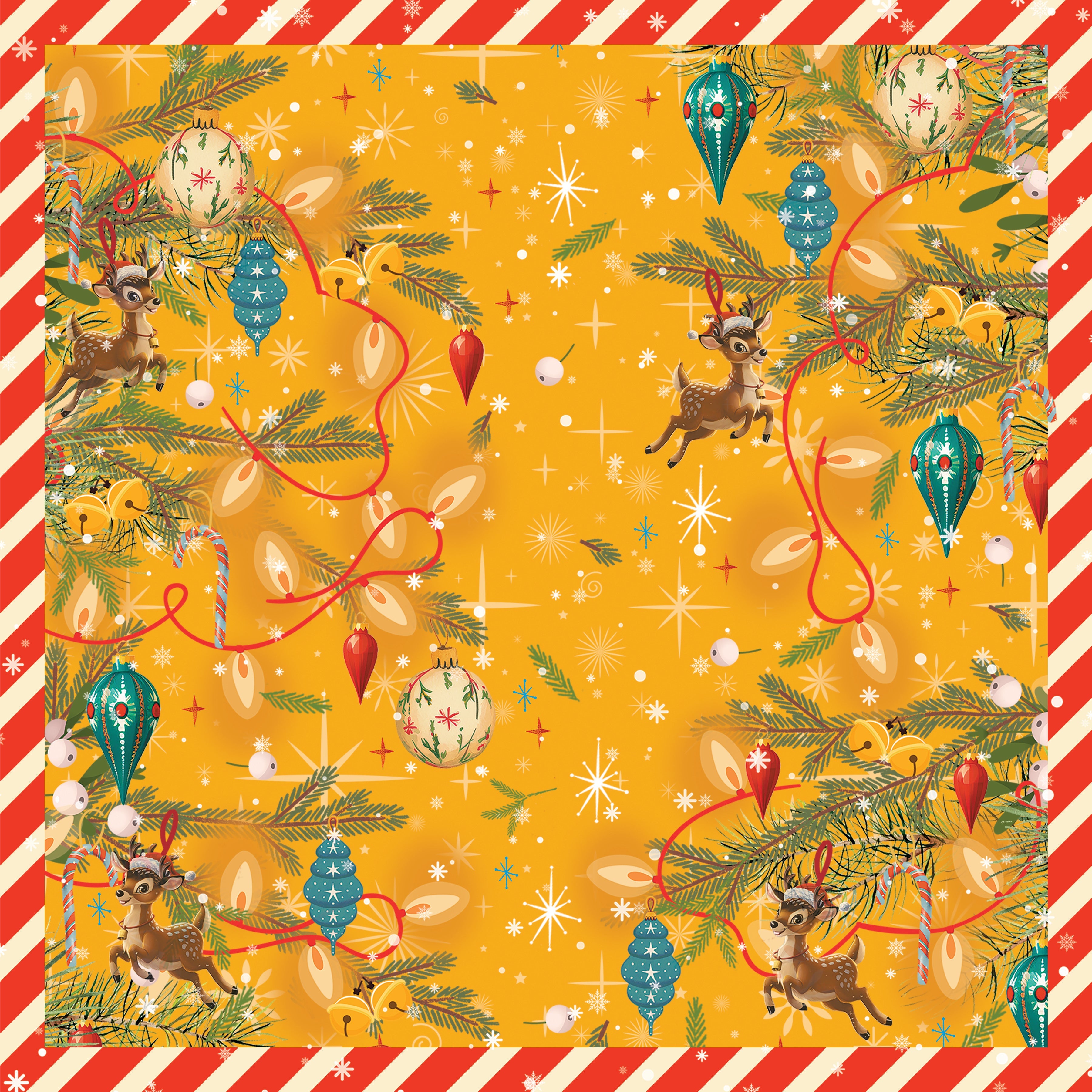 Crafter's Companion Retro Christmas Collection 6" x 6' Pad