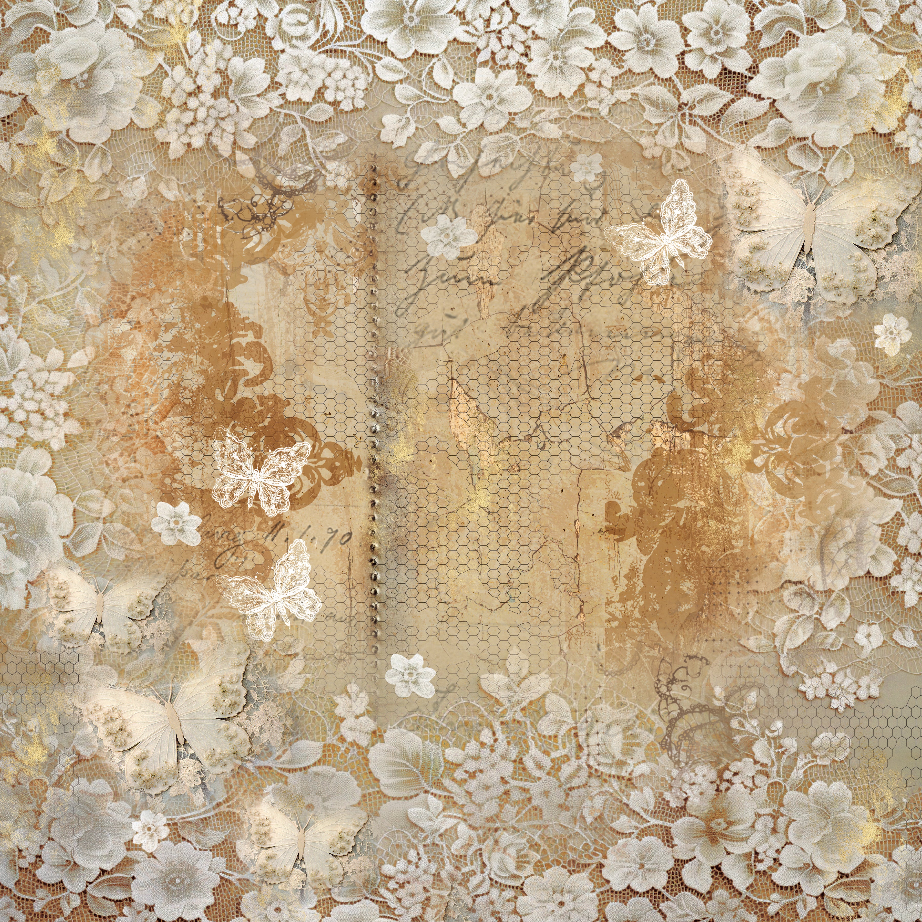 Sara Signature Antique Lace - 6" x 6" Paper Pad