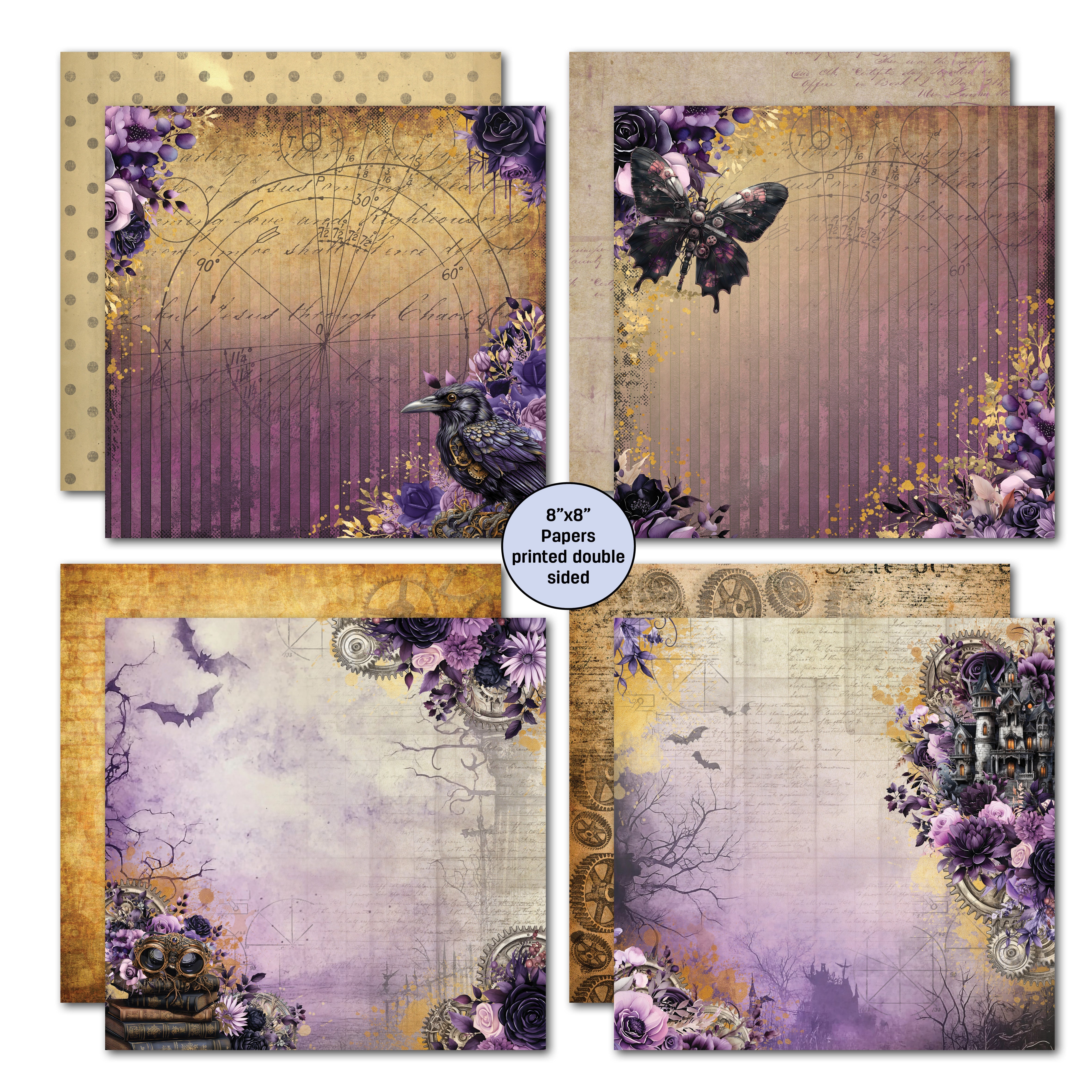 3Quarter Designs Gothic Innovation 8x8 Paper Pack