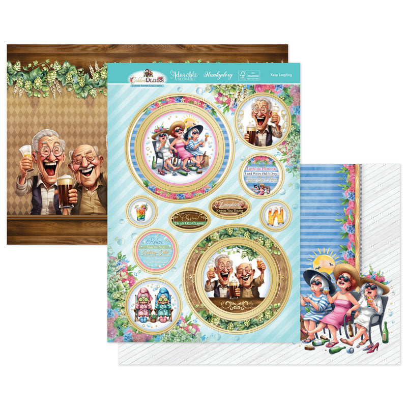 Keep Laughing Luxury Topper Set