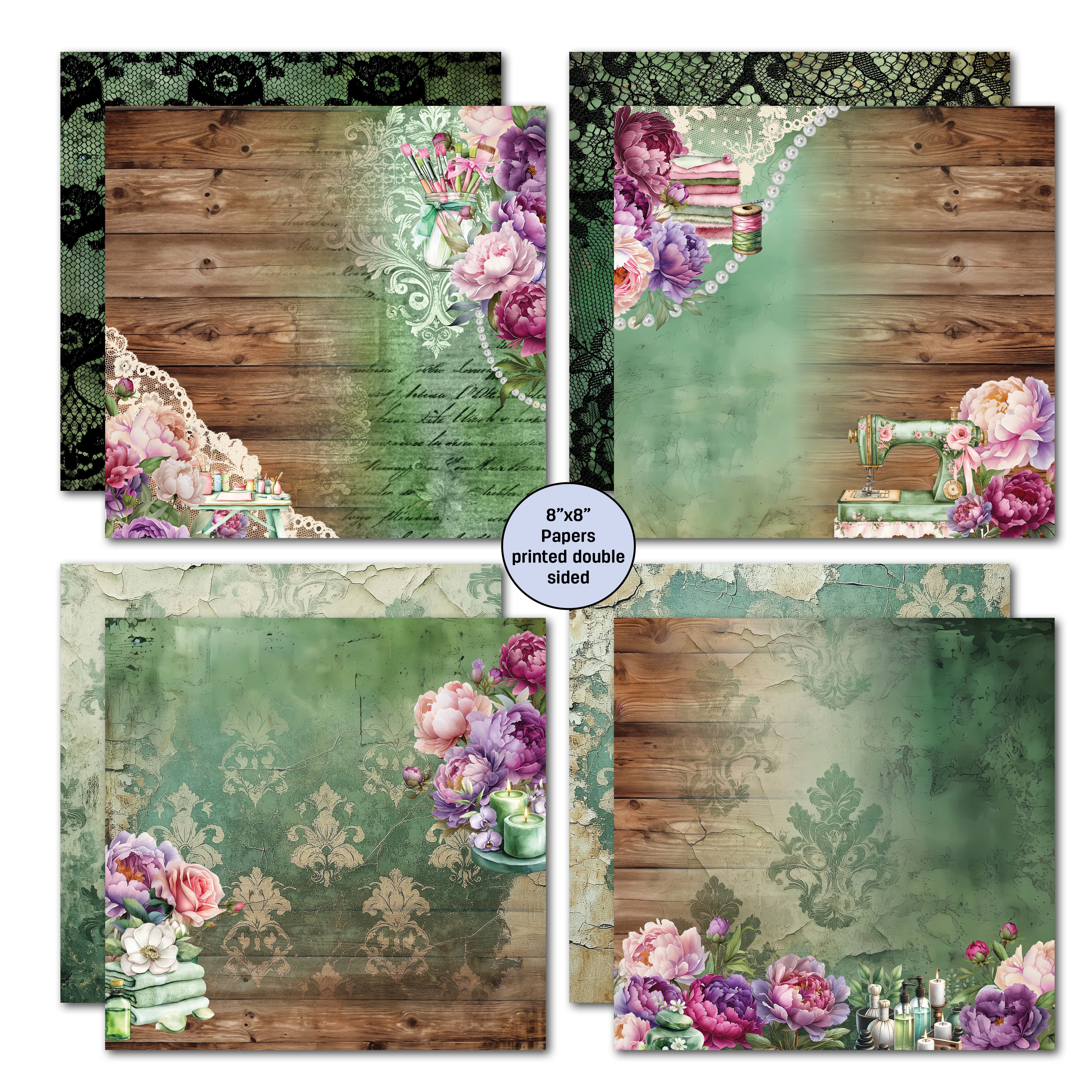 3Quarter Designs Girls Weekend 8x8 Paper Pack