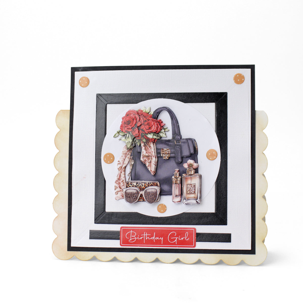 Die Cut Decoupage – Scarlet Chic (pack of 3)