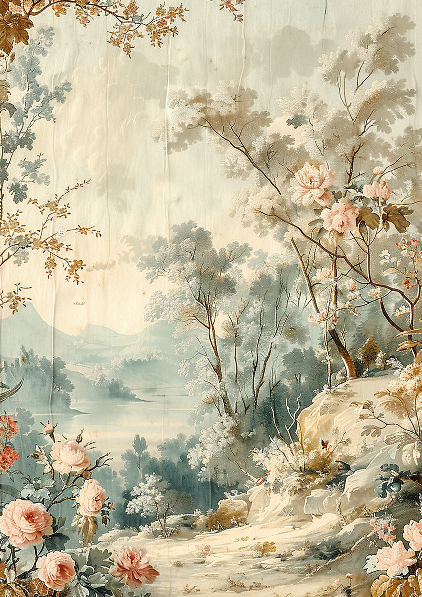 Tissue Paper A4 6/Pkg 18th Century