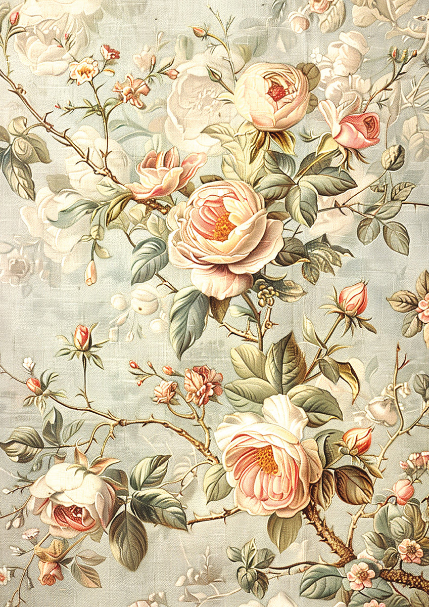 Tissue Paper A4 6/Pkg 18th Century