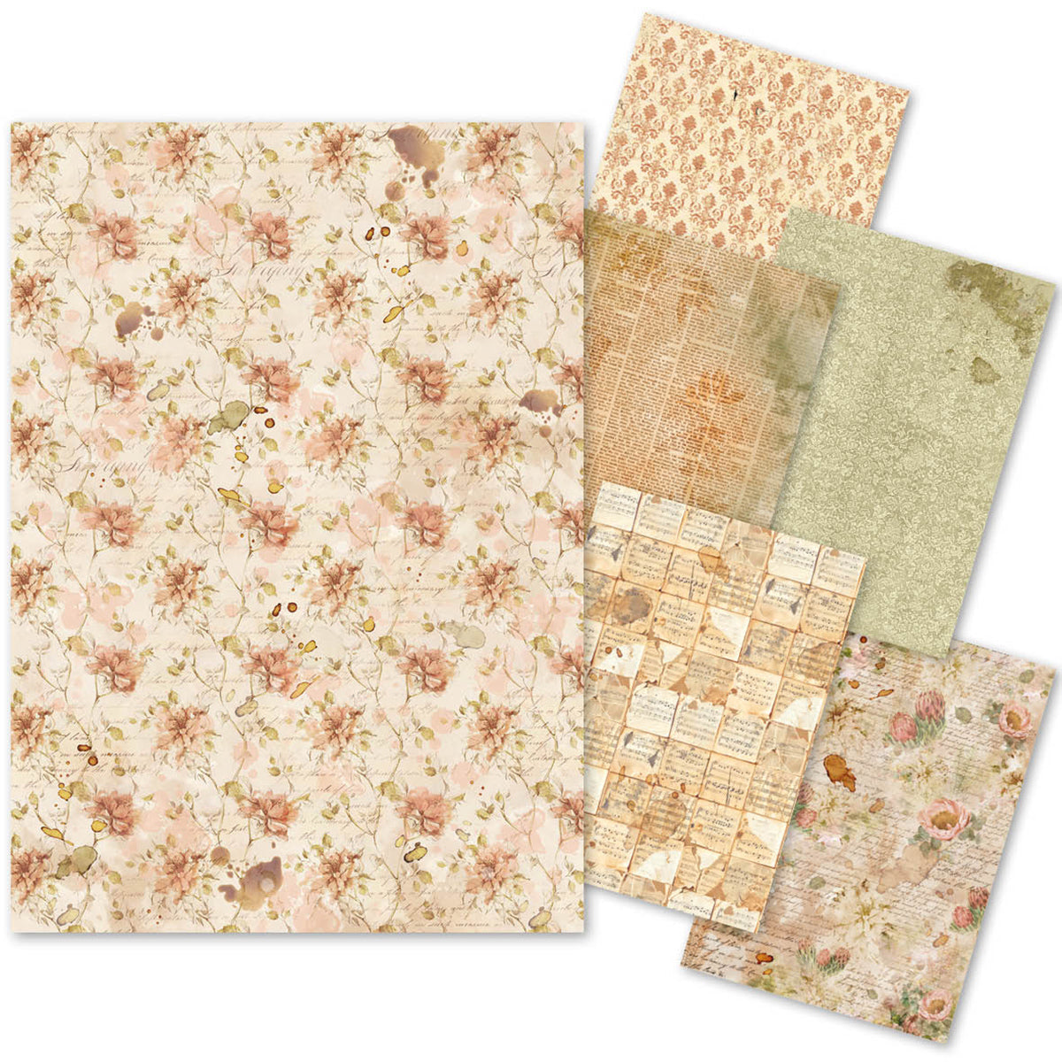 Tissue Paper A4 6/Pkg A Journey of Love