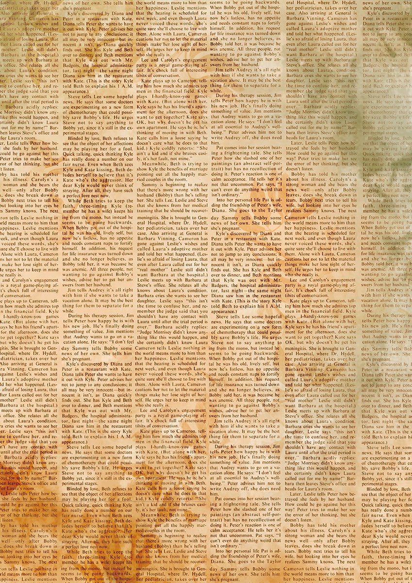 Tissue Paper A4 6/Pkg A Journey of Love