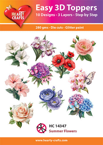 Easy 3D - Toppers Summer Flowers