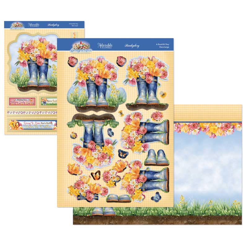 Spring is Here Deco-Large Set - A Boot-iful Day