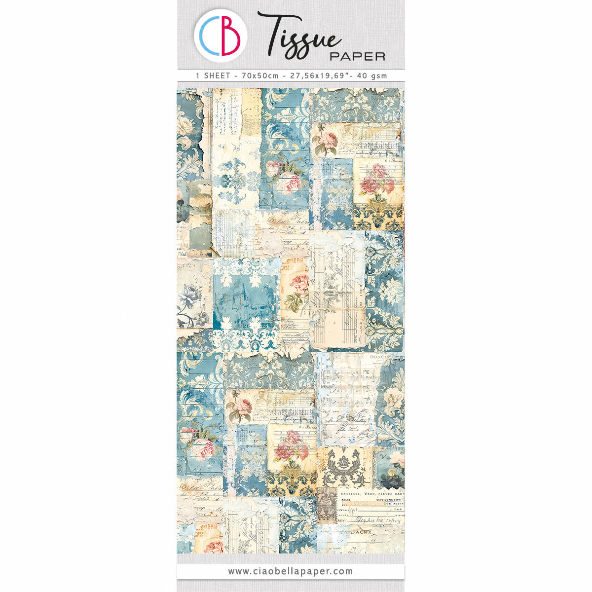 Tissue Paper cm69x49 27.66"x19.29” Art Gallery