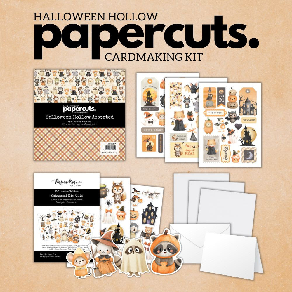 Halloween Hollow Papercuts Cardmaking Kit 35427