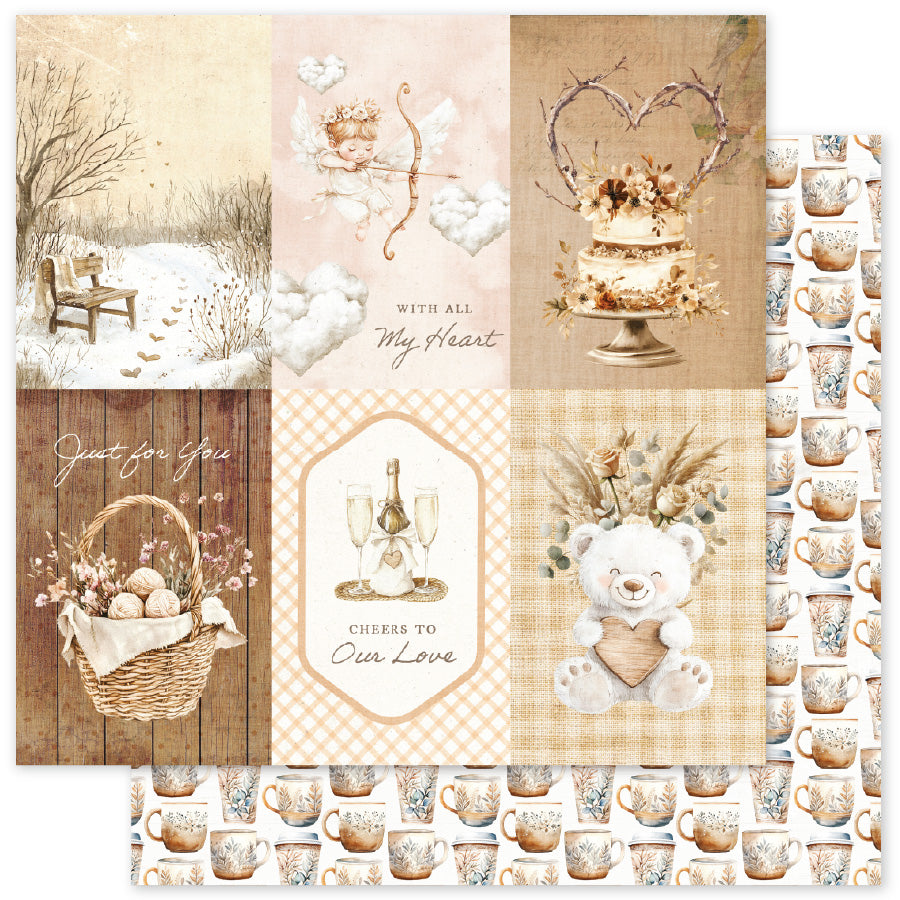 Heart & Home Basics C 12x12 Paper (12 pc Bulk Pack) 35917