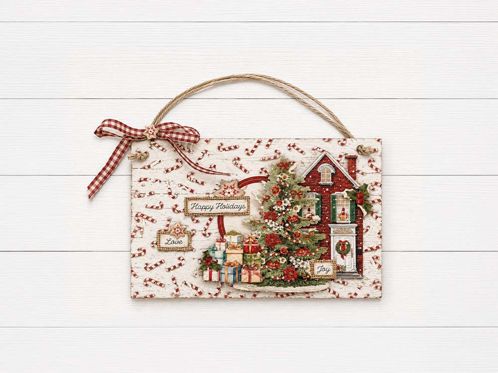 Printed Art Junk Journal: Stickers, Cut-Outs, Backgrounds For Art And Craft - Classic Christmas