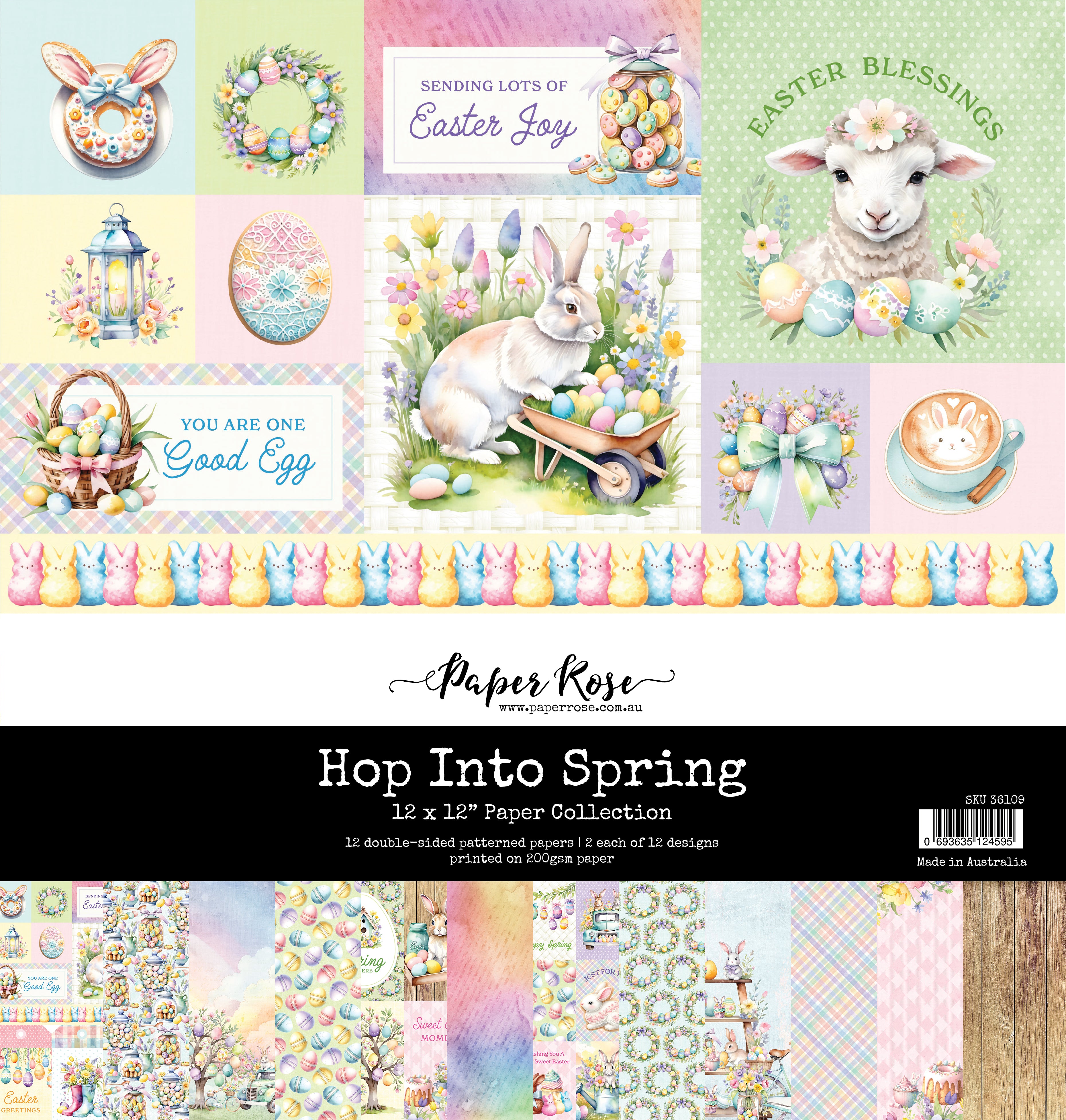Hop Into Spring 12x12 Paper Collection 36109