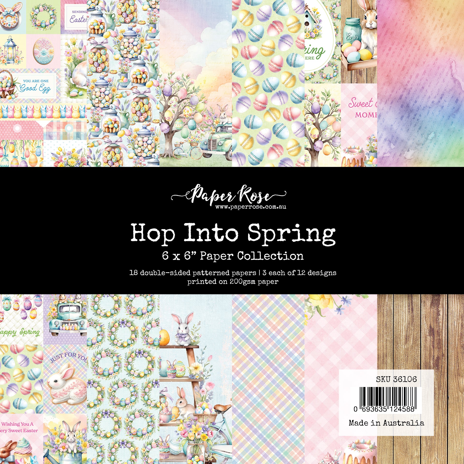 Hop Into Spring 6x6 Paper Collection 36106