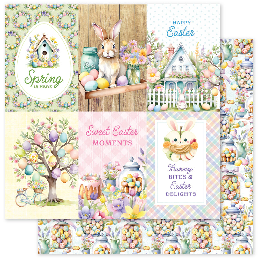 Hop Into Spring E 12x12 Paper (12 pc Bulk Pack) 36124