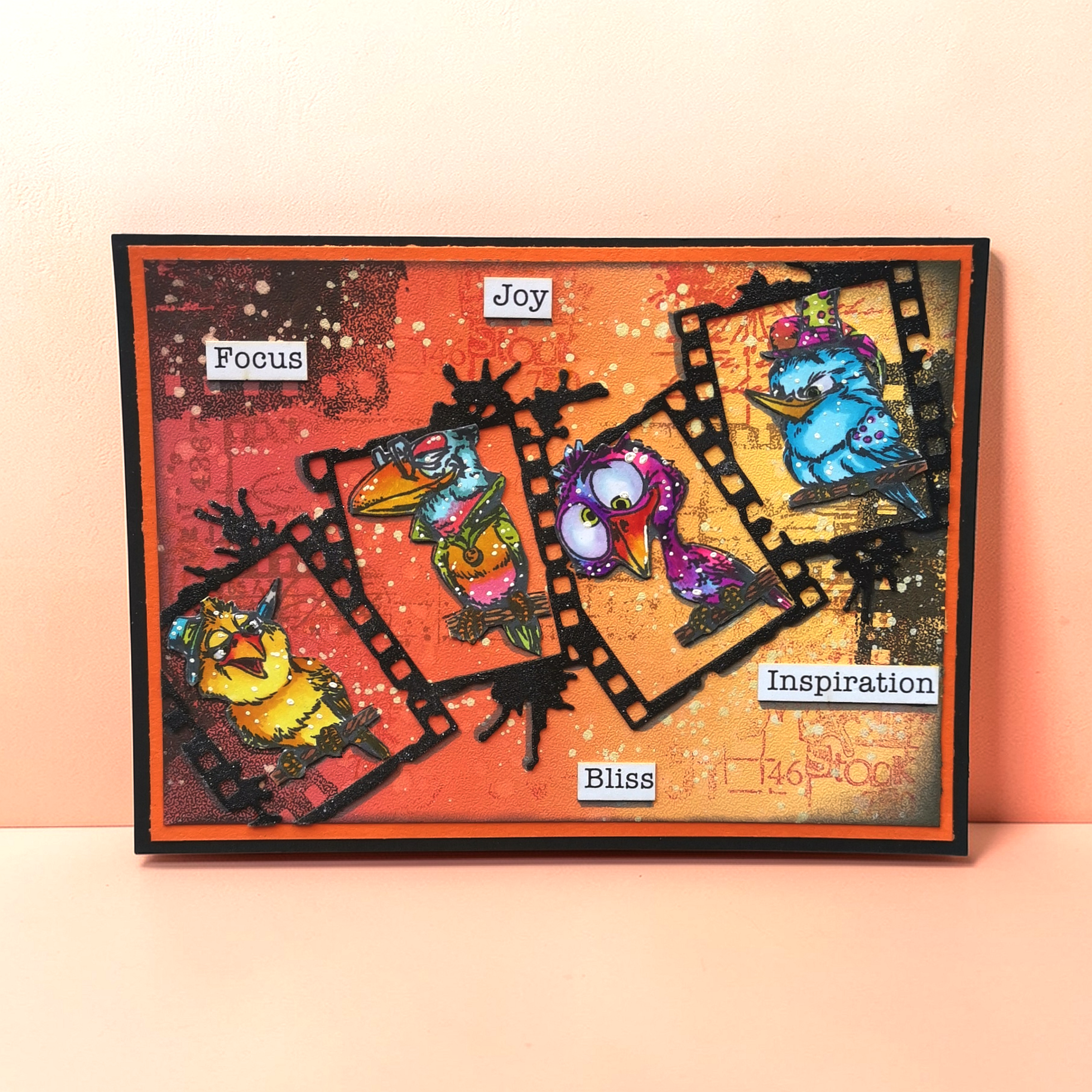 AALL and Create - A6 Stamp Sets - Splatter Film