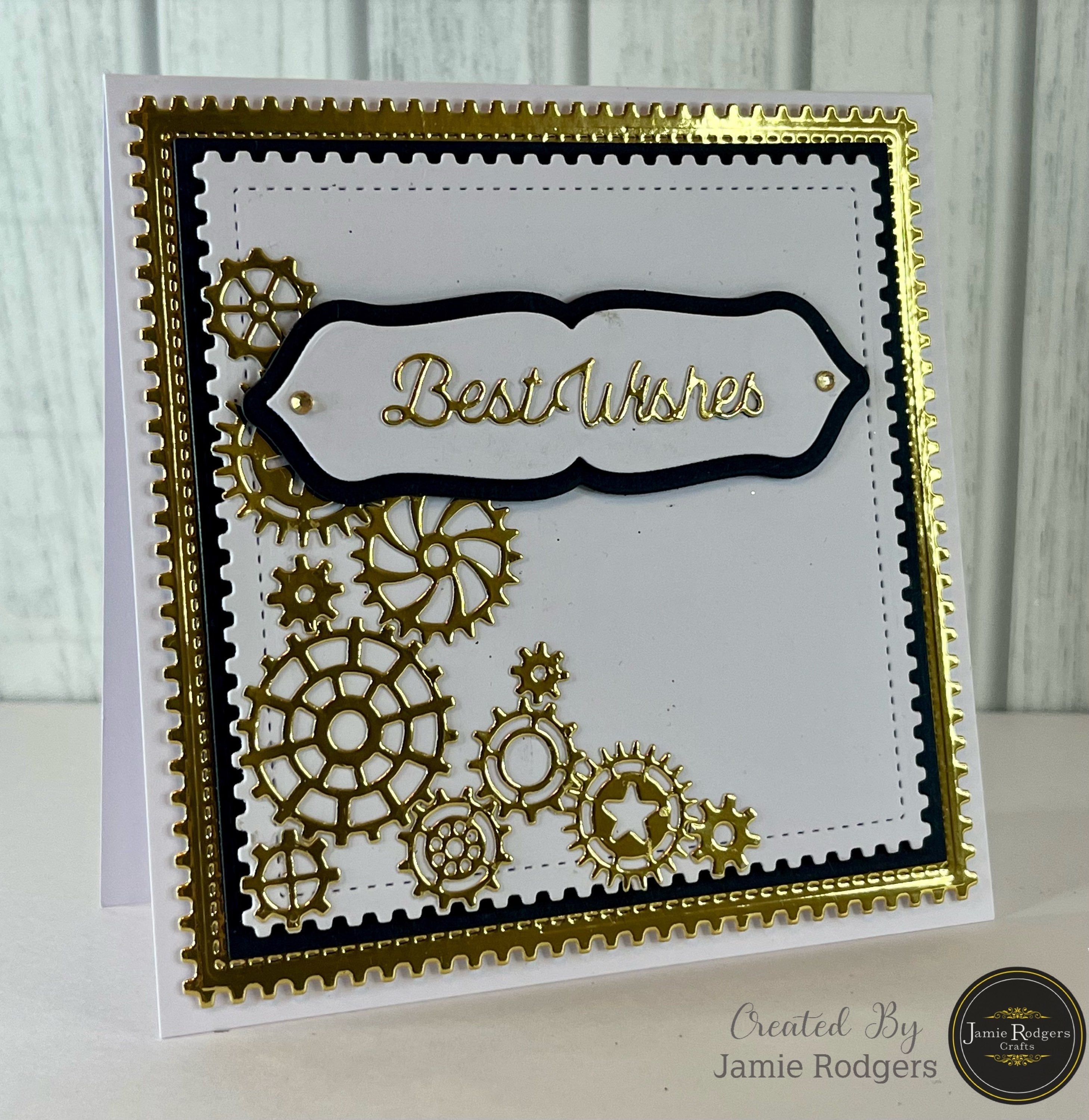 Jamie Rodgers Crafts - Best Wishes Sentiment Die Set