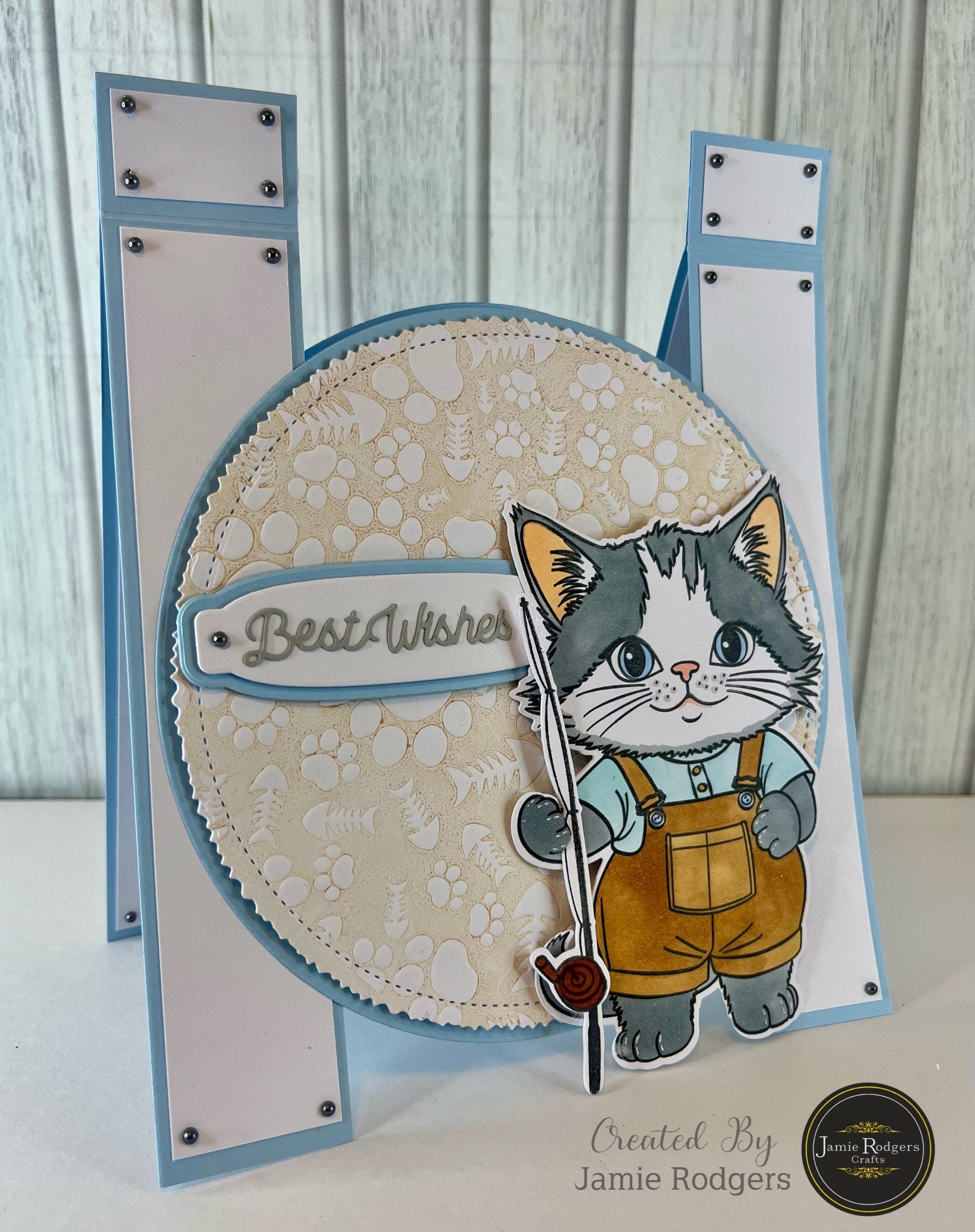 Jamie Rodgers Crafts - Best Wishes Sentiment Die Set