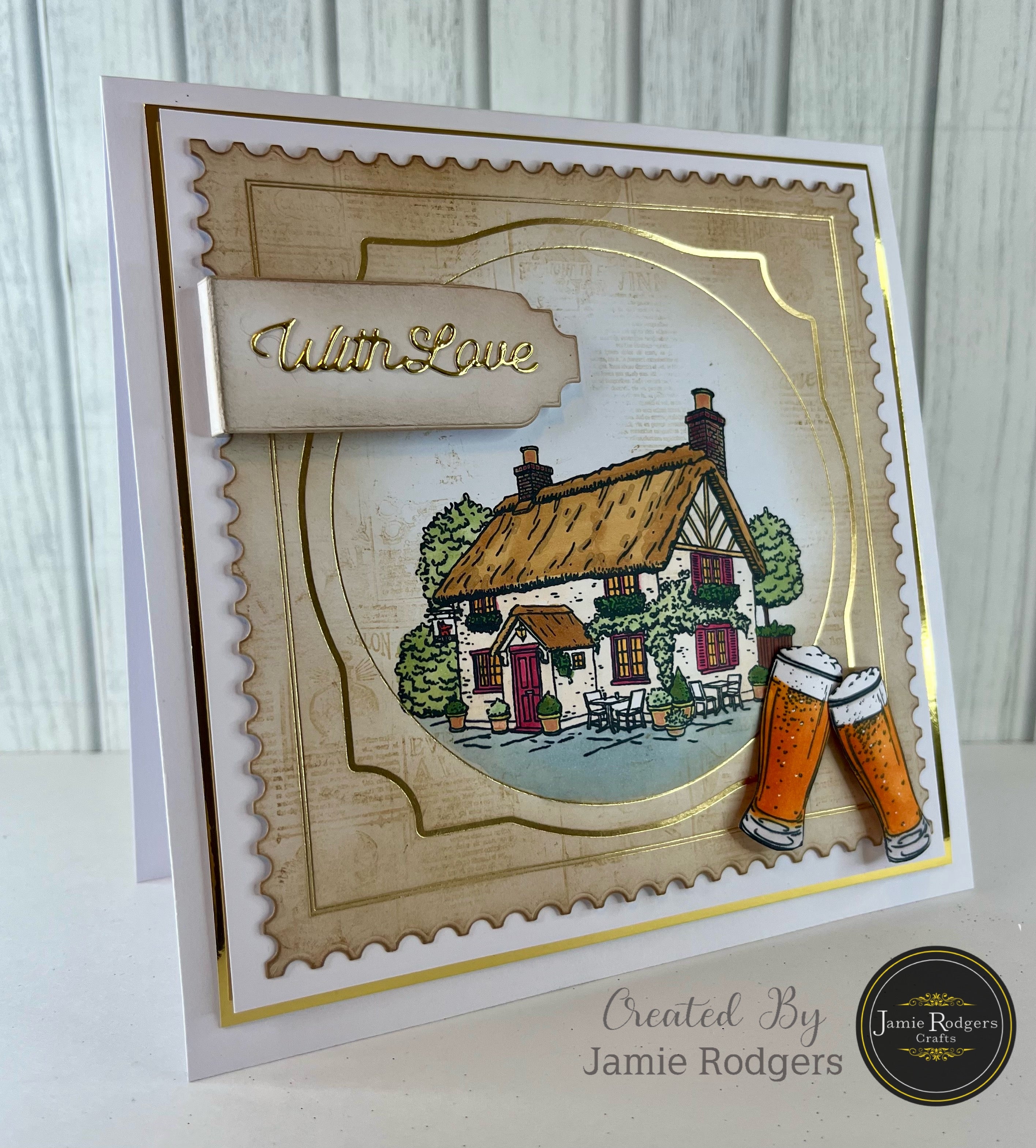 Jamie Rodgers Crafts Village Pub A6 Clear Stamp Set