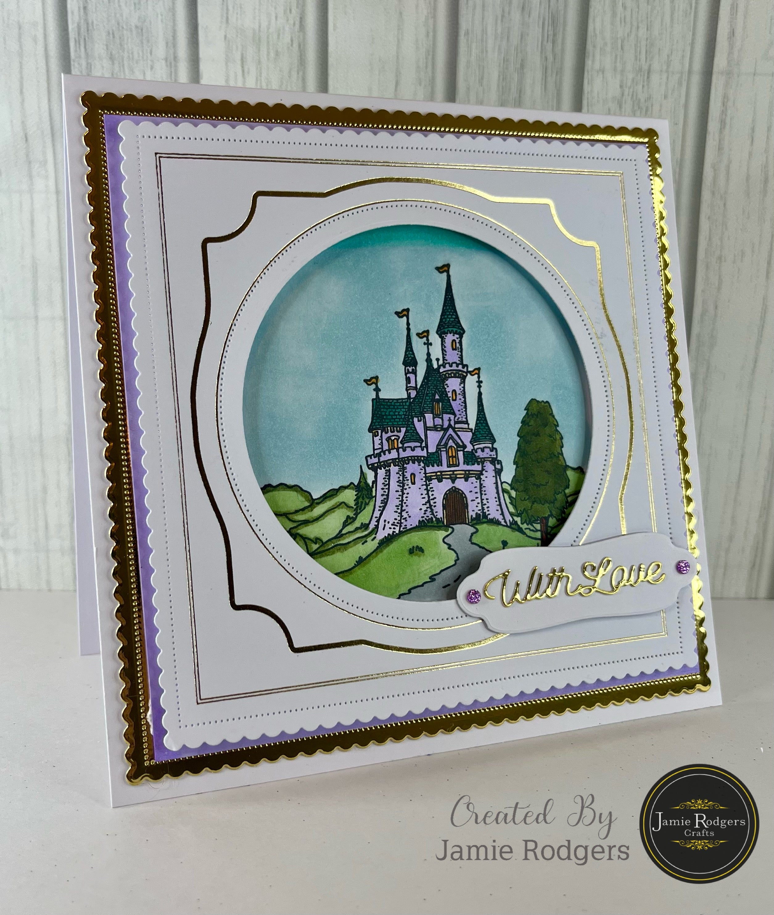Jamie Rodgers Crafts Fairytale Castle A6 Clear Stamp Set