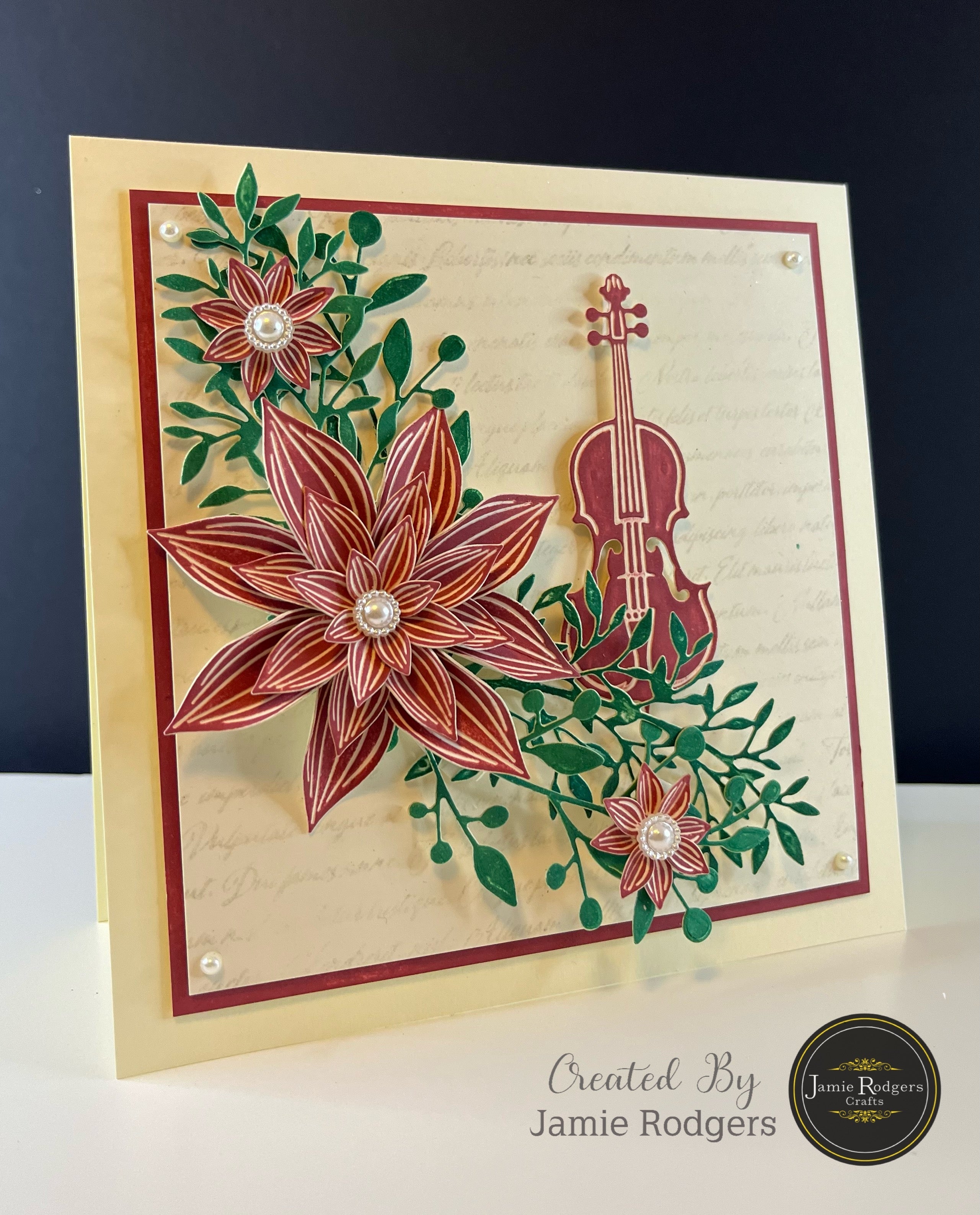 Jamie Rodgers Crafts Violin Die Set