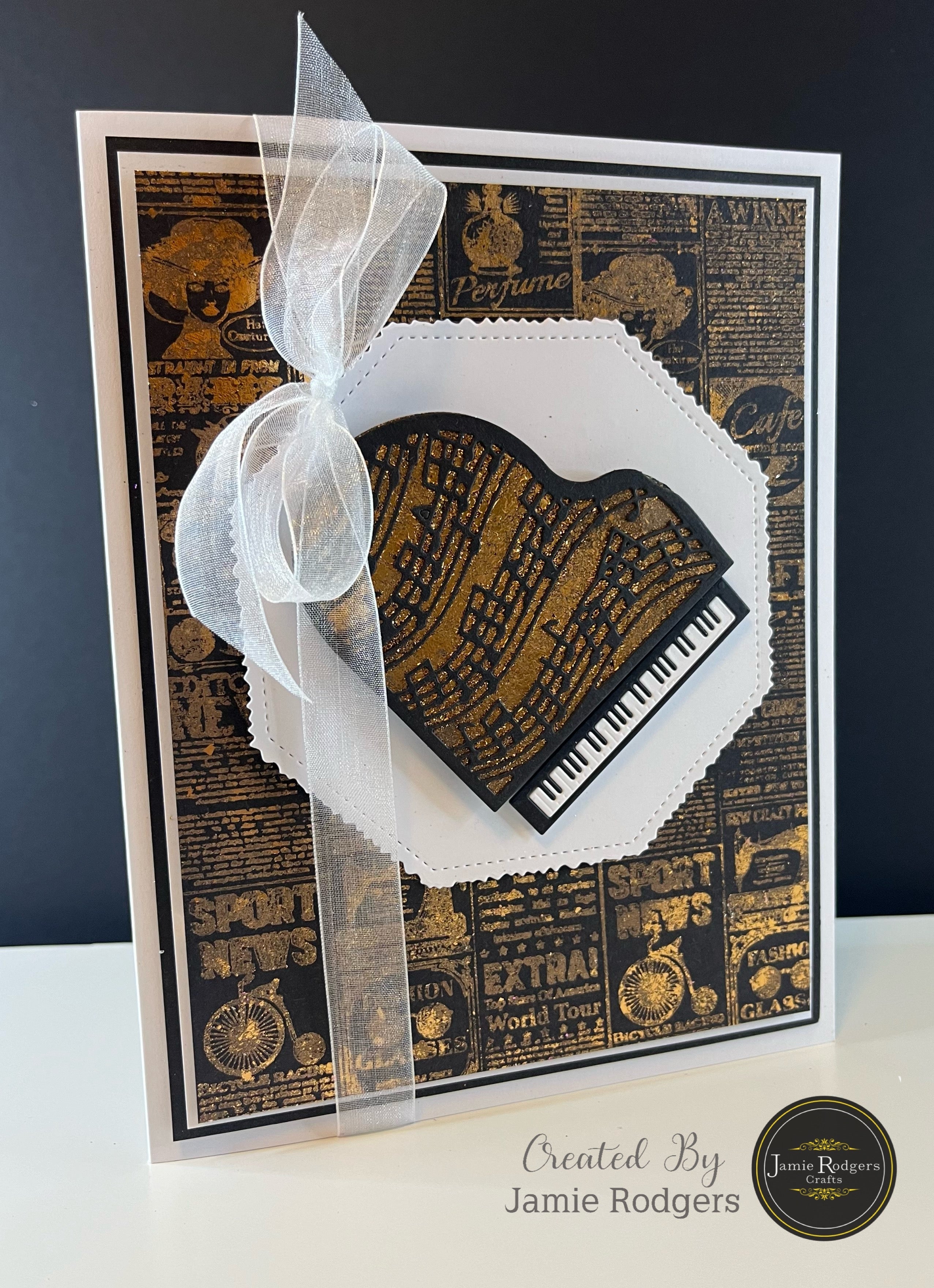 Jamie Rodgers Crafts Piano Die Set