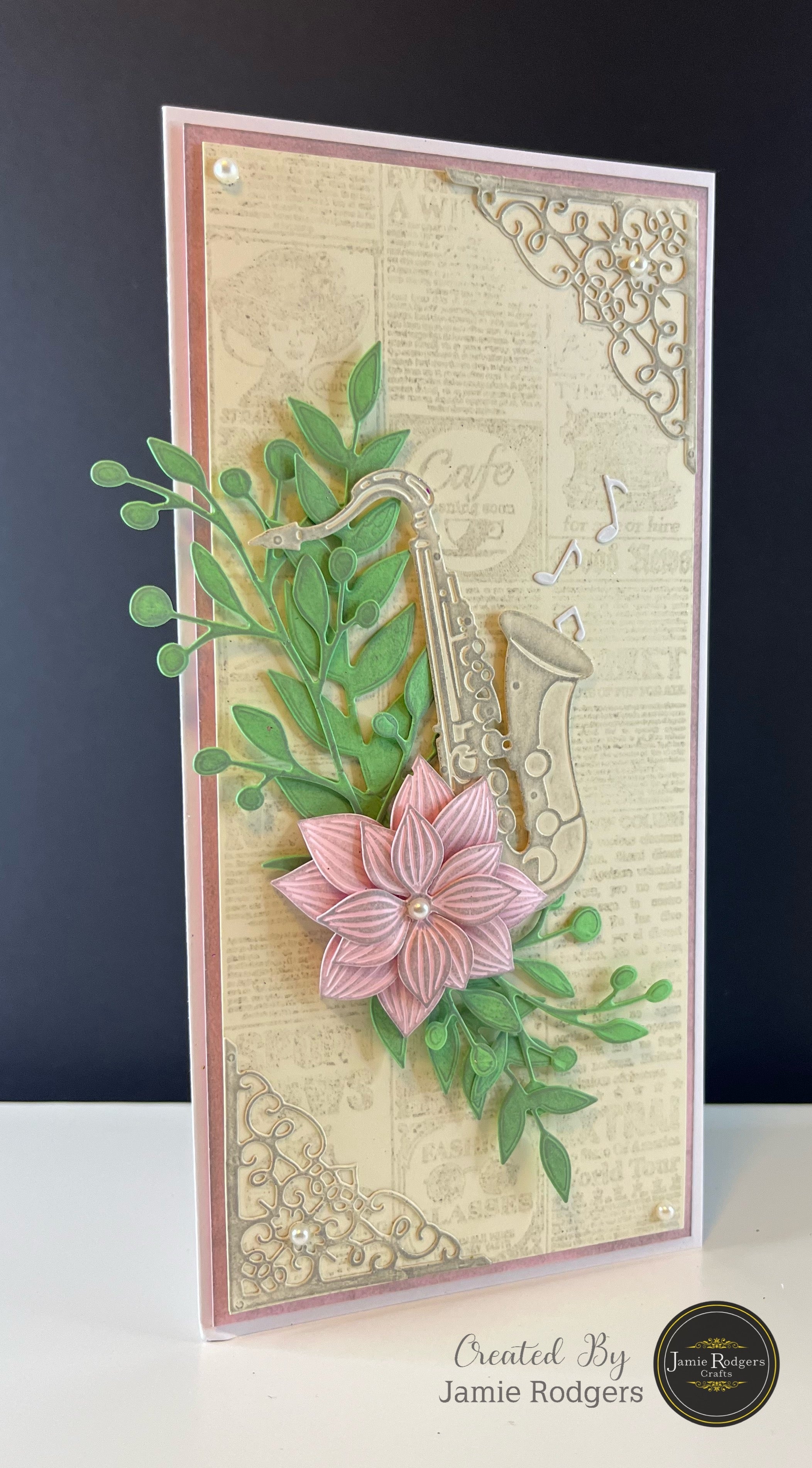 Jamie Rodgers Crafts Saxophone Die Set