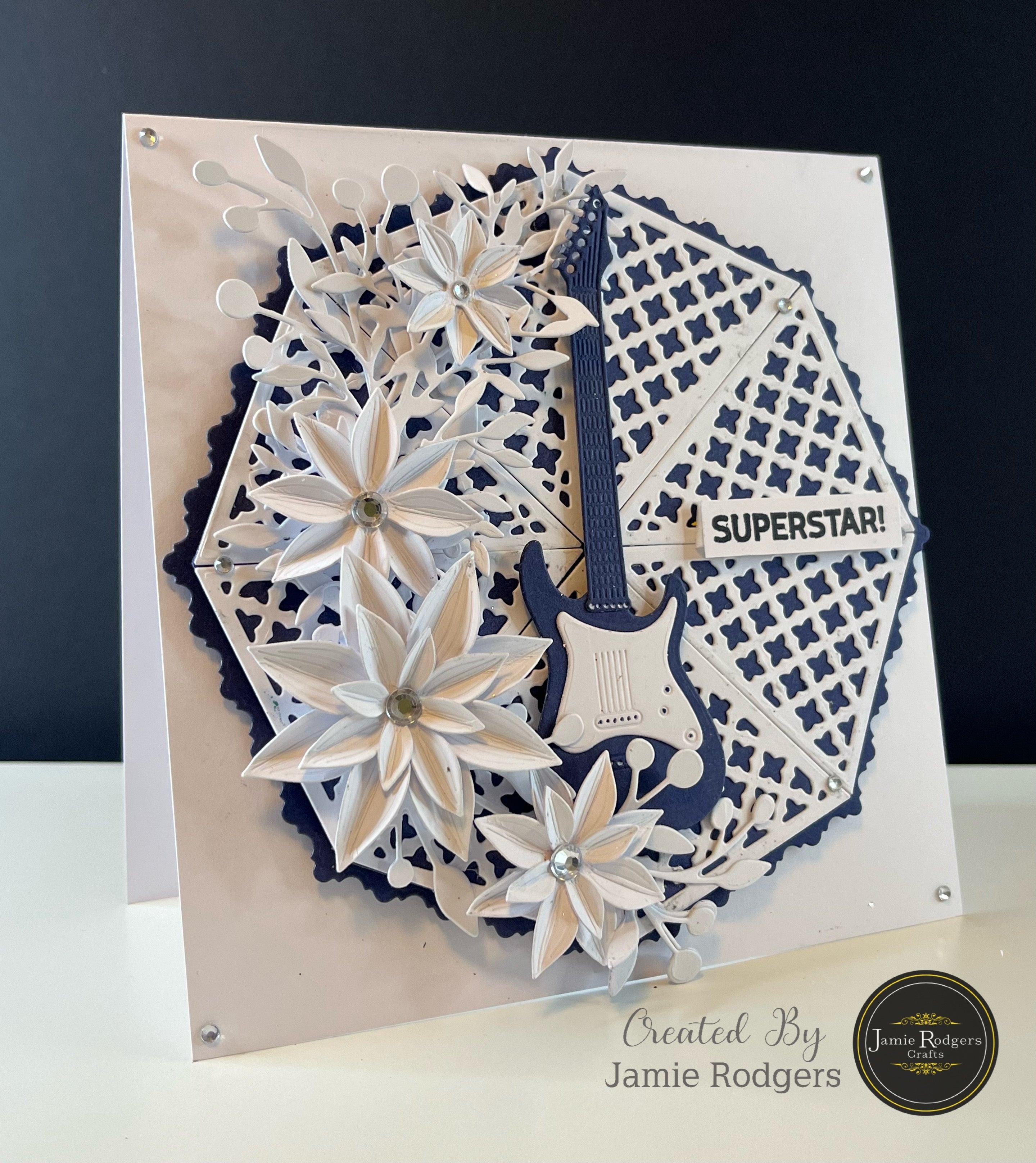 Jamie Rodgers Crafts Guitar Die Set