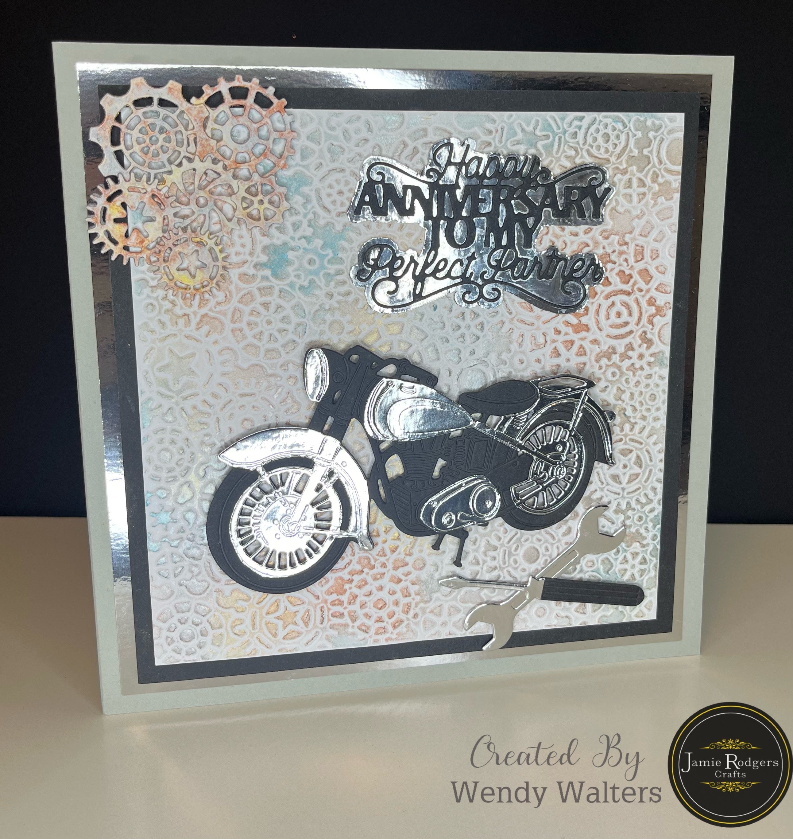 Jamie Rodgers Crafts Vintage Motorbike Die Set