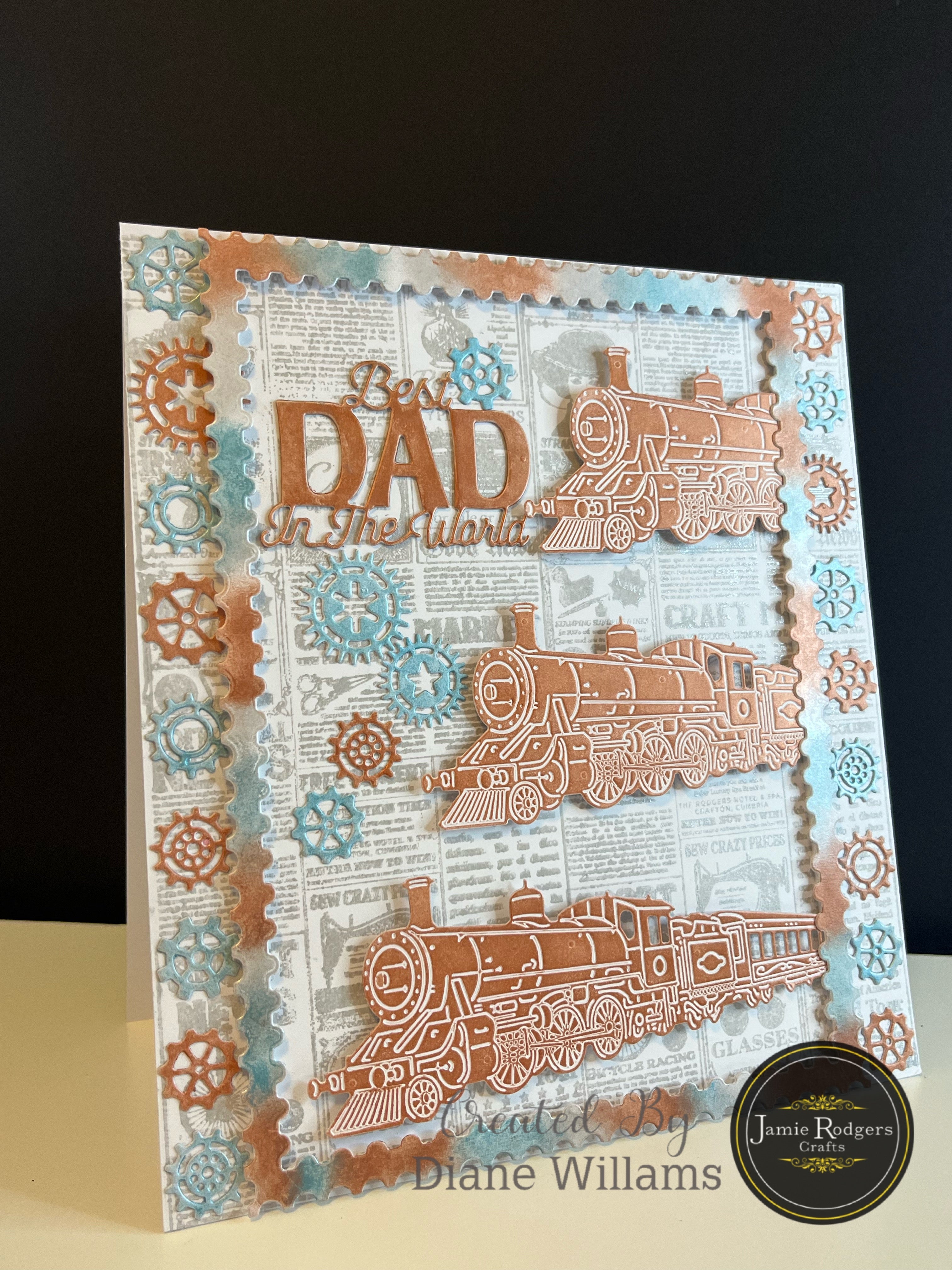 Jamie Rodgers Crafts Steam Train Die Set