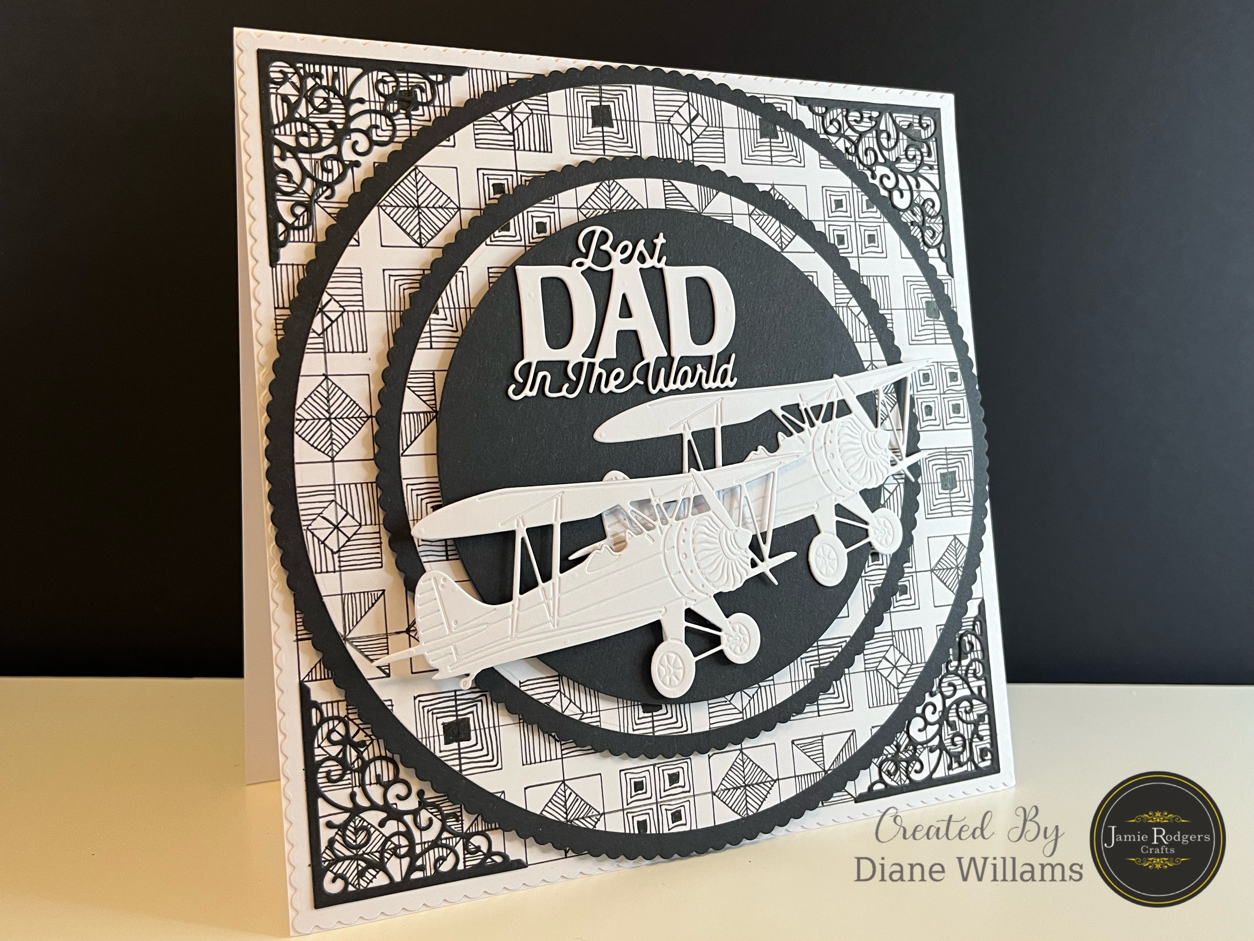 Jamie Rodgers Crafts Biplane Die Set