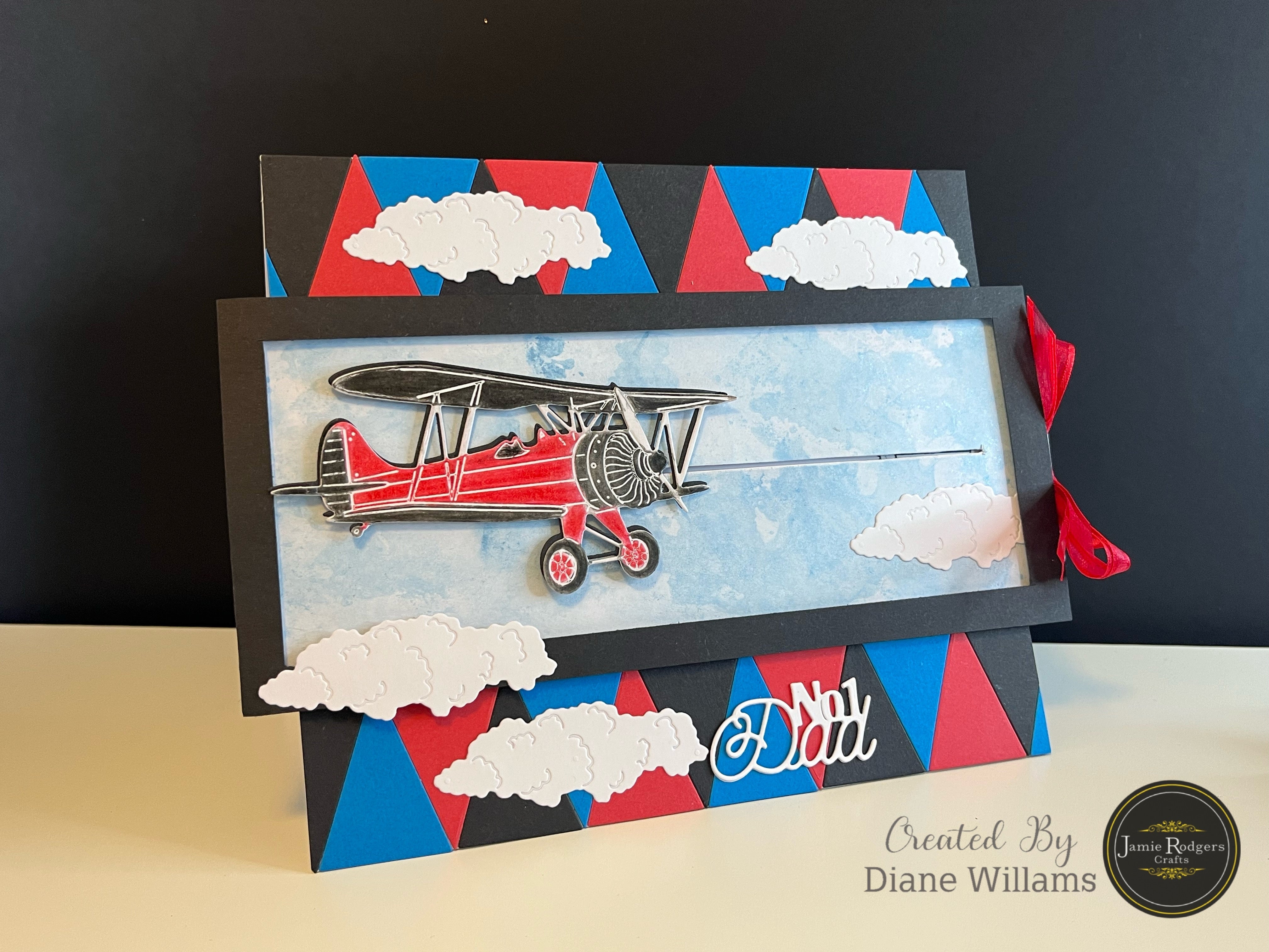 Jamie Rodgers Crafts Biplane Die Set