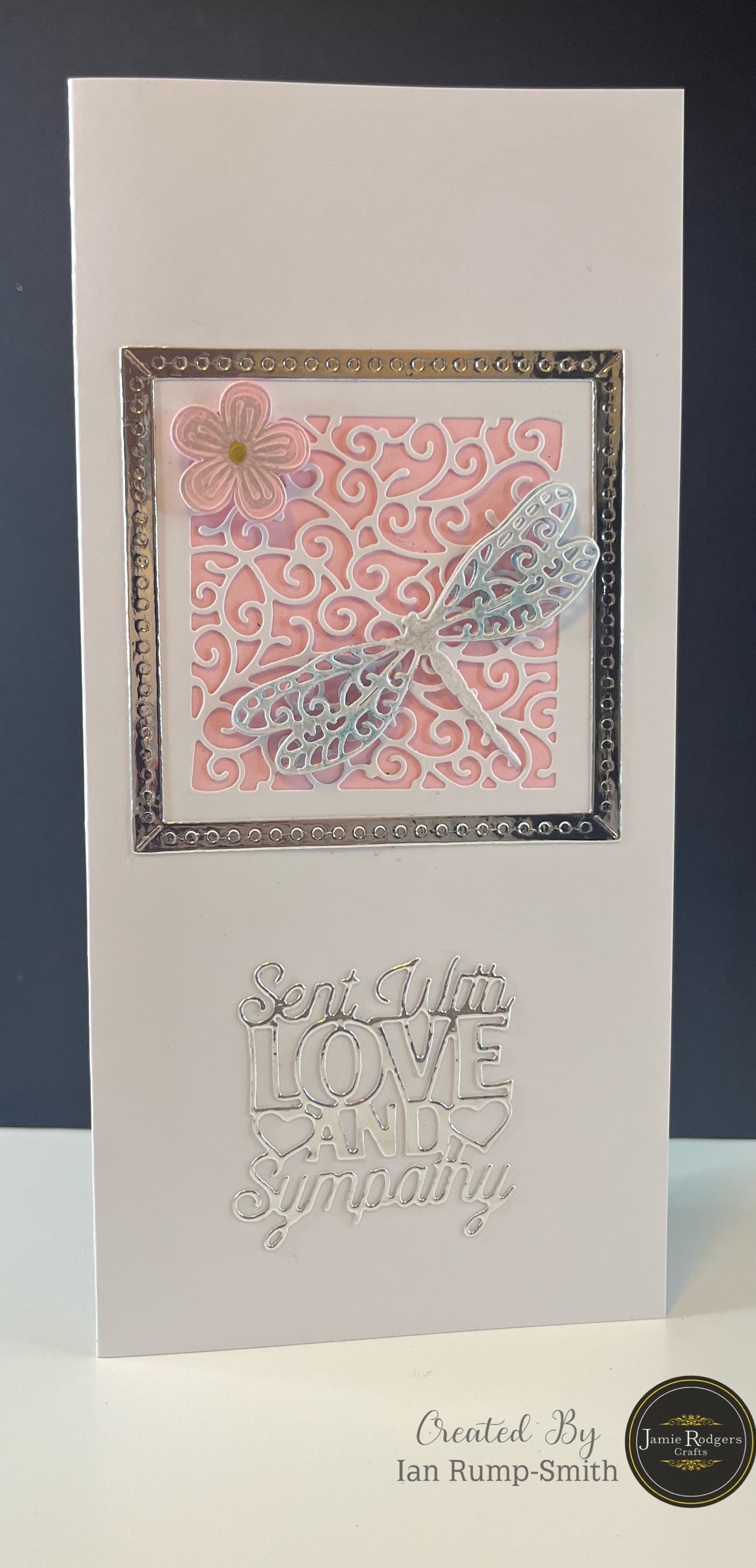 Jamie Rodgers Crafts Swirly Square Tile Die Set