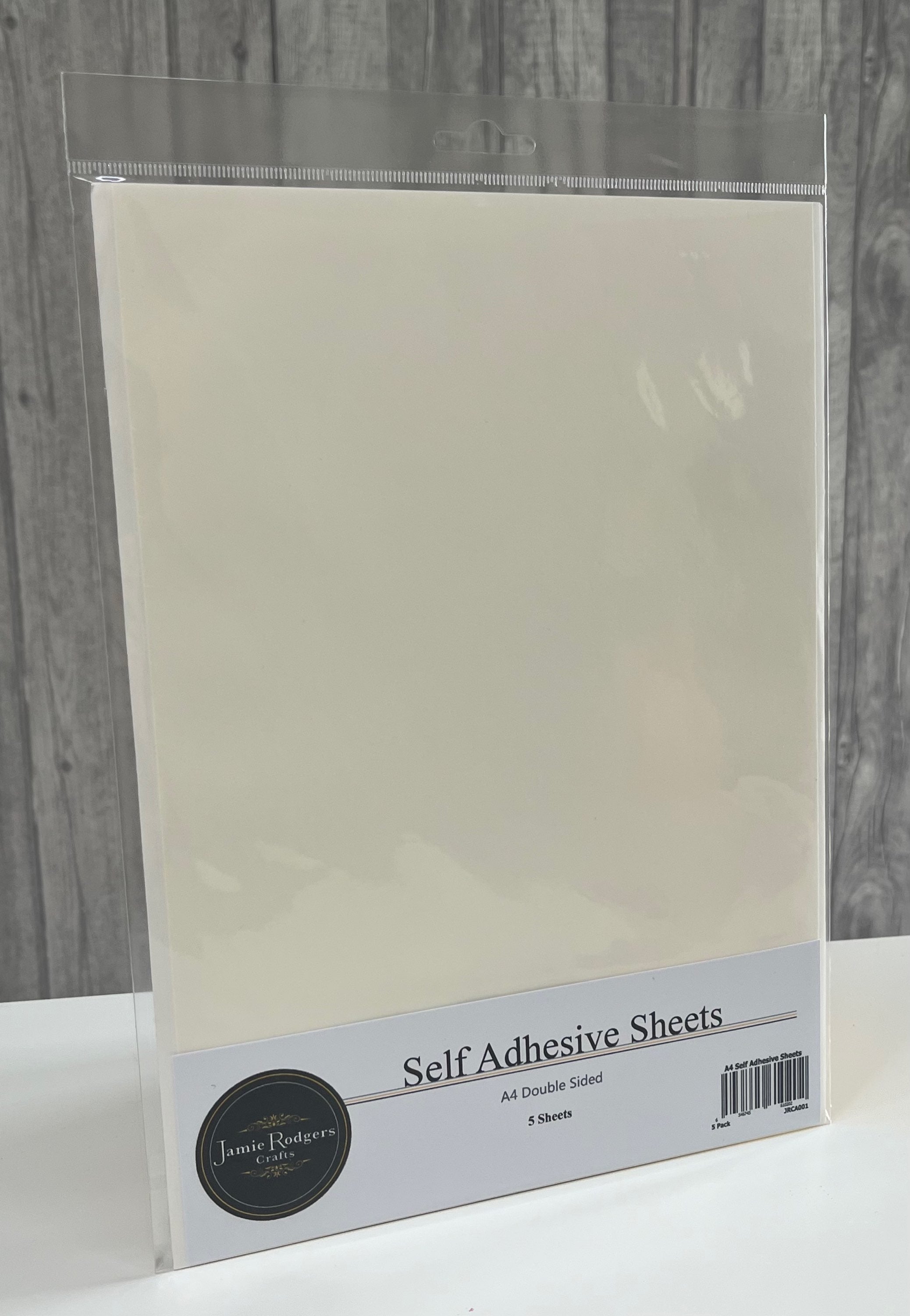Jamie Rodgers Crafts Double Sided Self Adhesive Sticky Sheets - 5 Pack