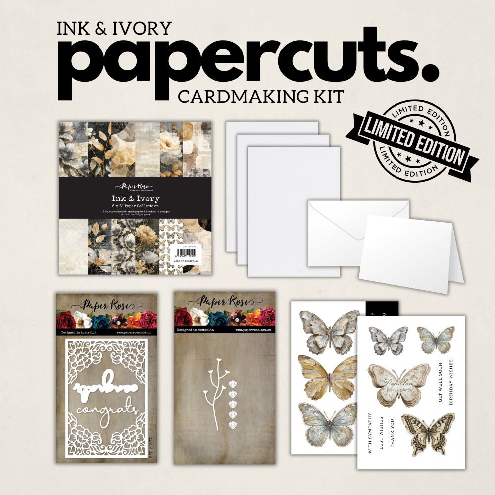 Ink & Ivory Papercuts LIMITED EDITION Cardmaking Kit 36808