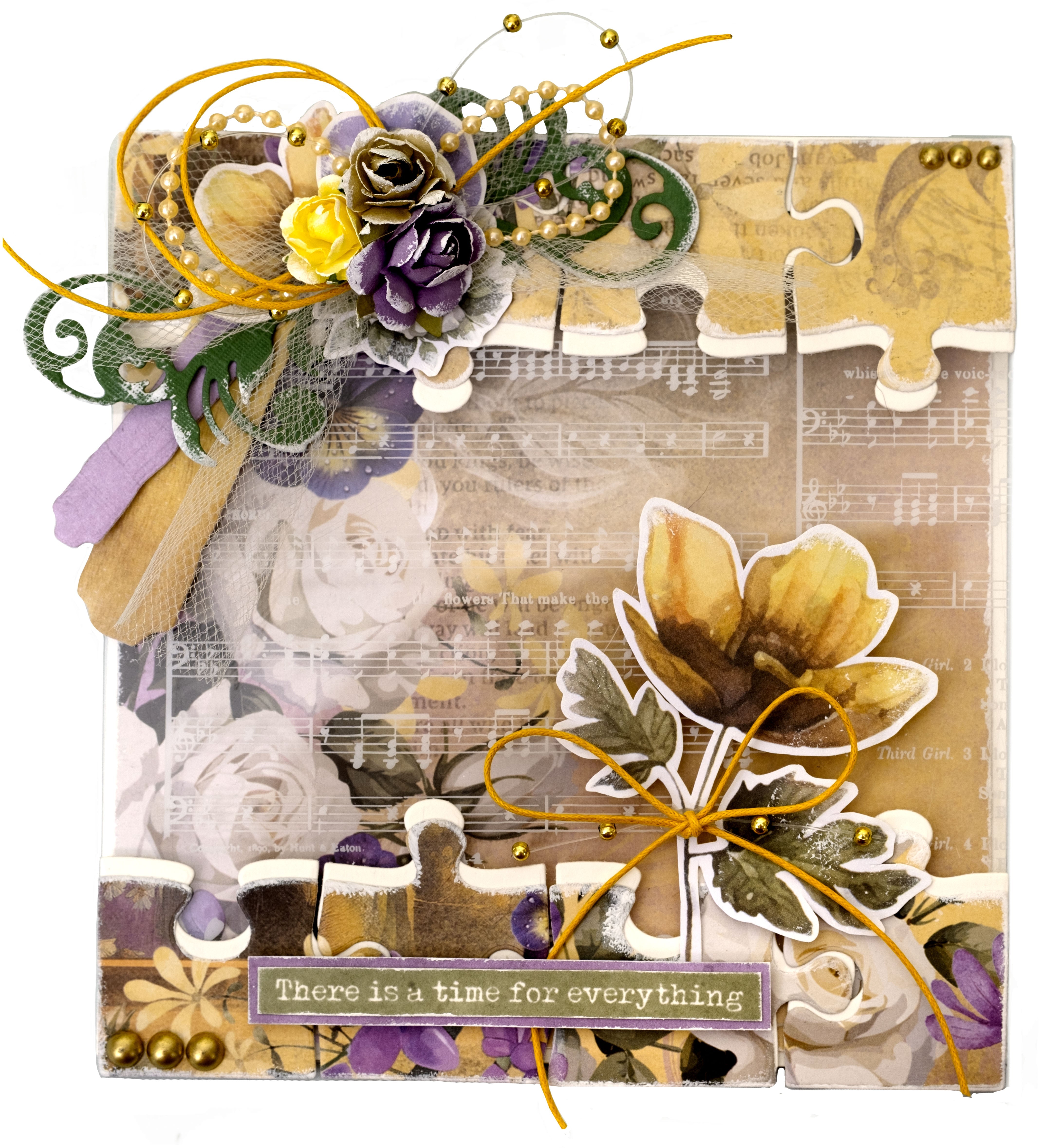 JMA Designer Paper Pad Double-Sided Scrapbooking Growing & Blooming 12 Sheets