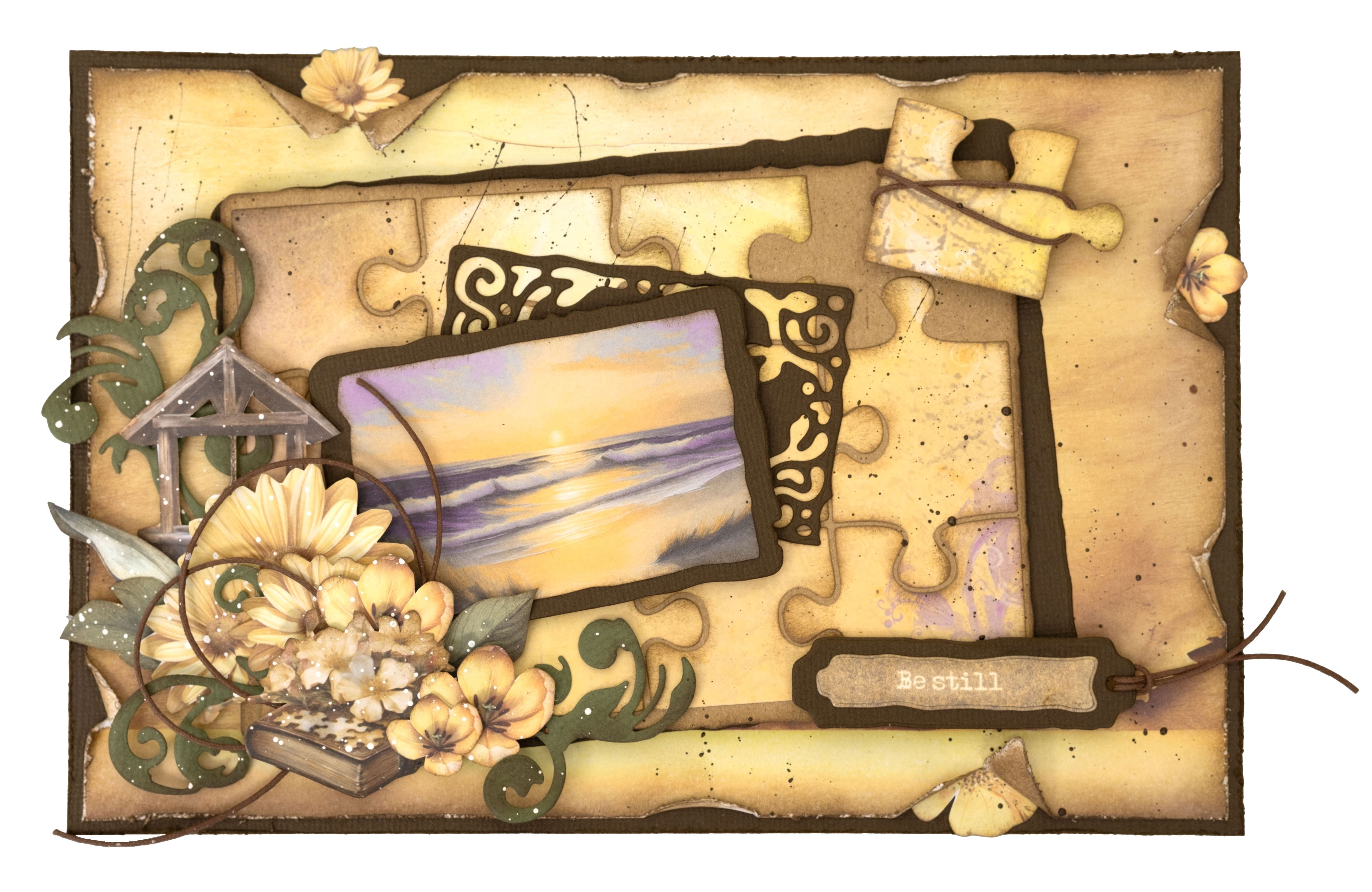 JMA Cutting Die Decoration Pieces Growing & Blooming 7 Pieces