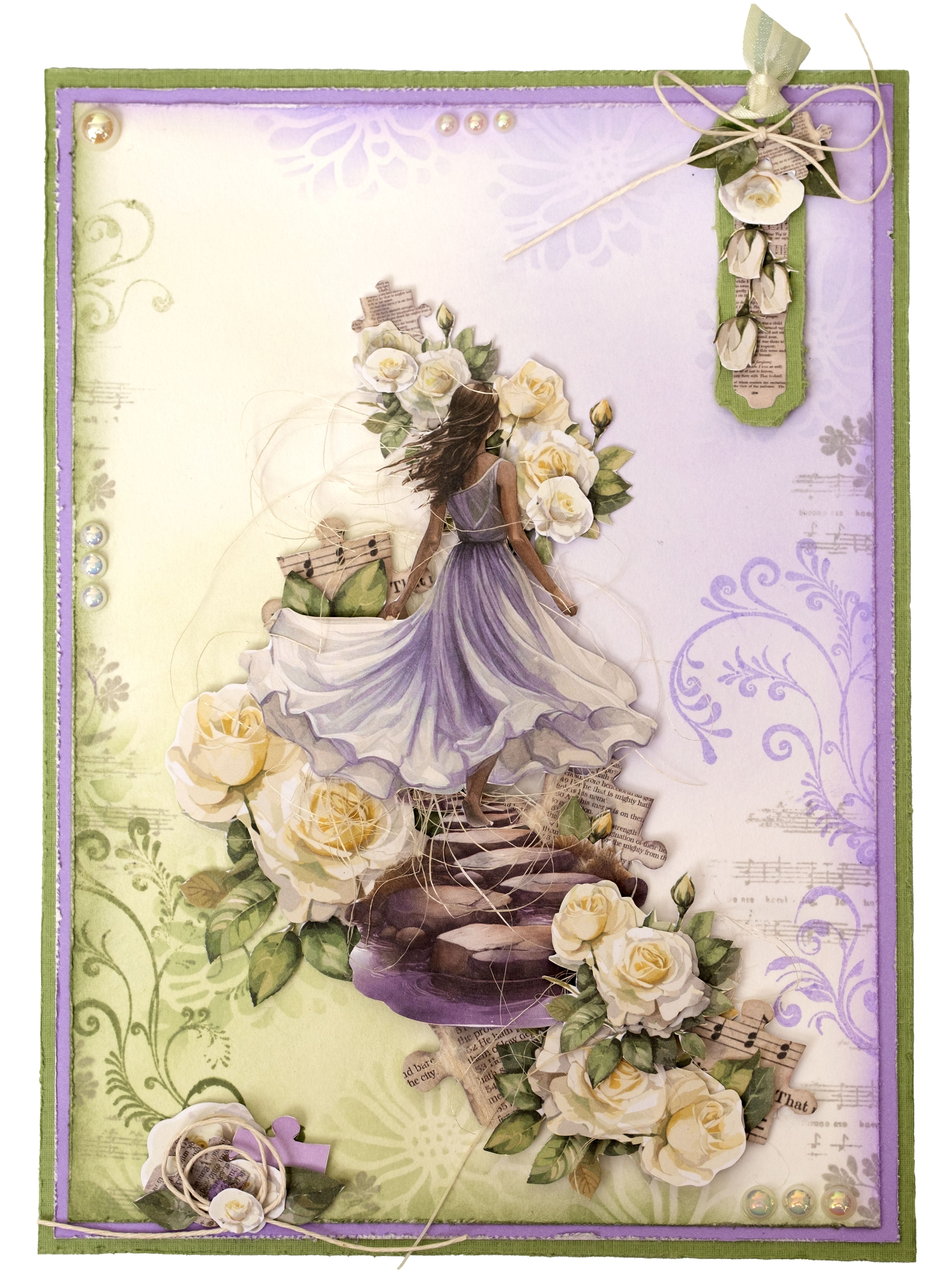 JMA Cutting Die Decoration Pieces Growing & Blooming 7 Pieces