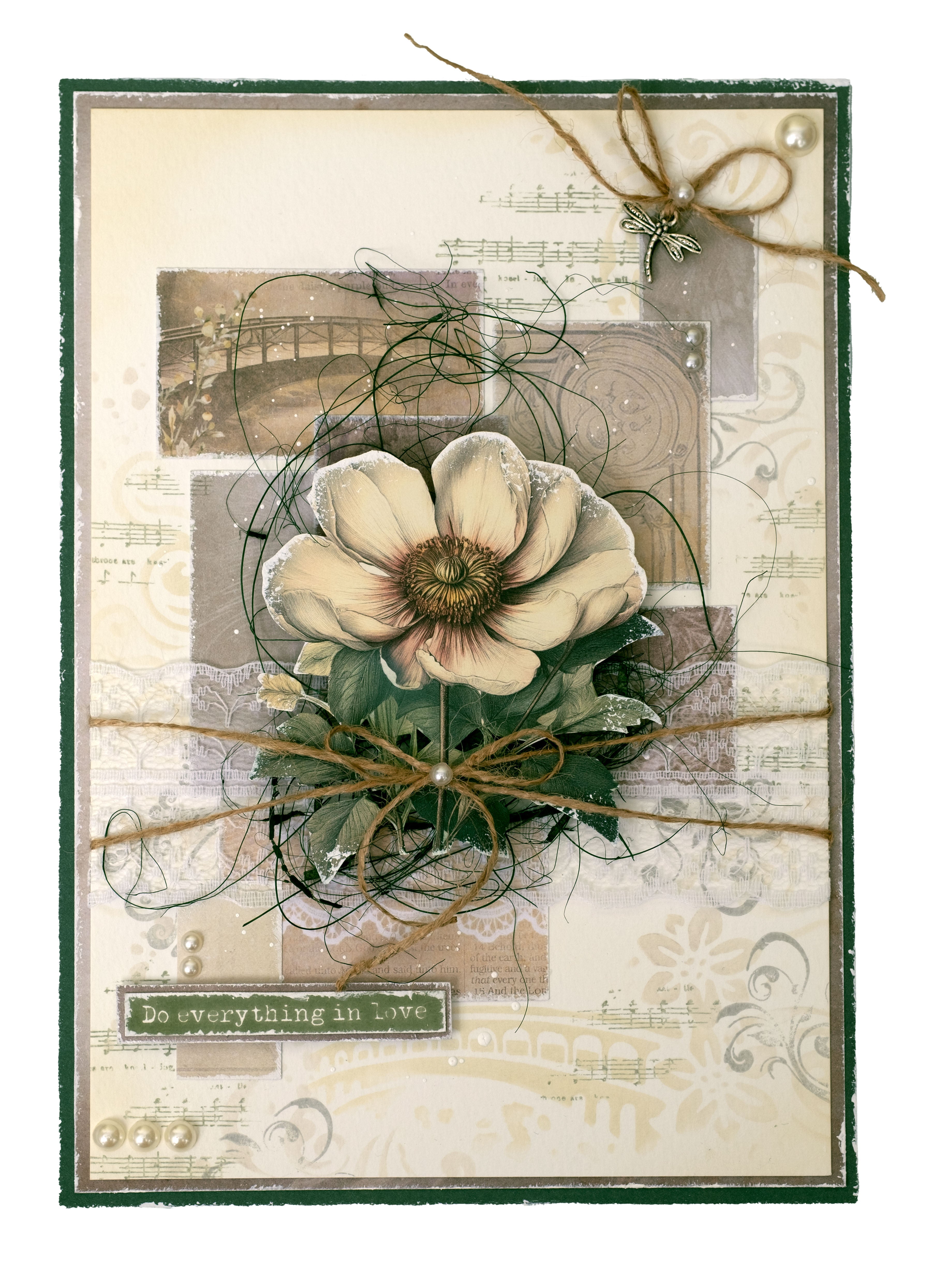 JMA Clear Stamp Hopeful Swirls Growing & Blooming 6 Pieces