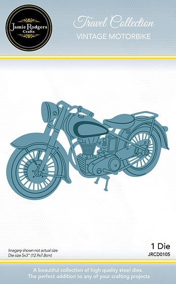 Jamie Rodgers Crafts Vintage Motorbike Die Set
