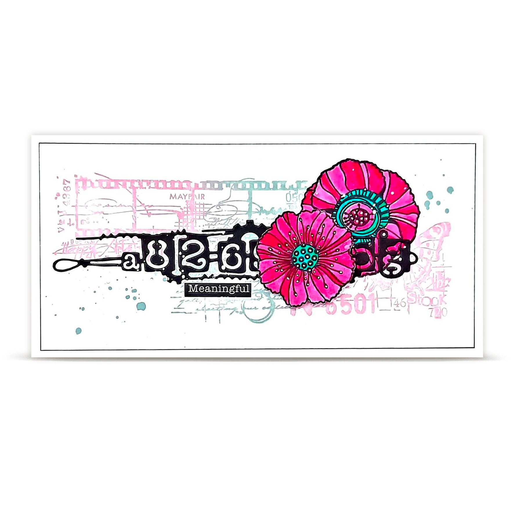 AALL and Create - A6 - Stamp Set - Lovely Coquelicots