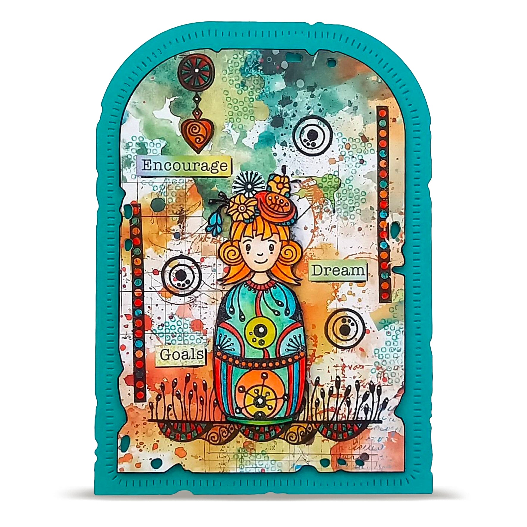 AALL and Create - A6 - Stamp Set - Lovely Coquelicots